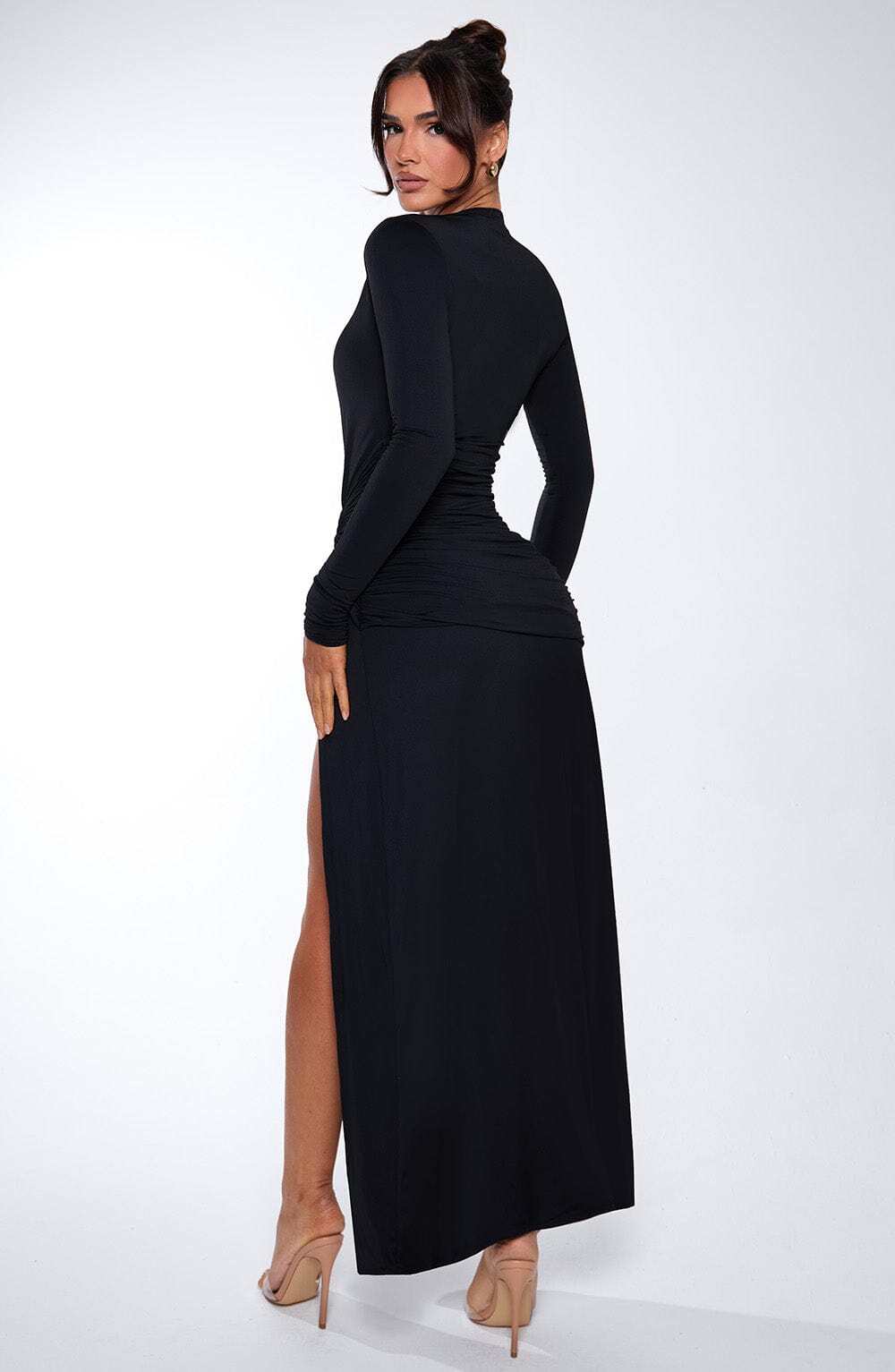 Ysabella Maxi Dress - Black - Image 12