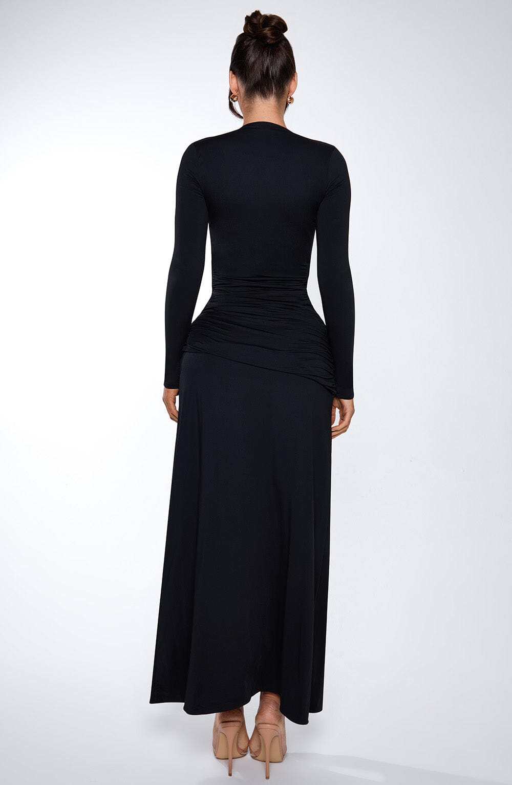 Ysabella Maxi Dress - Black - Image 8