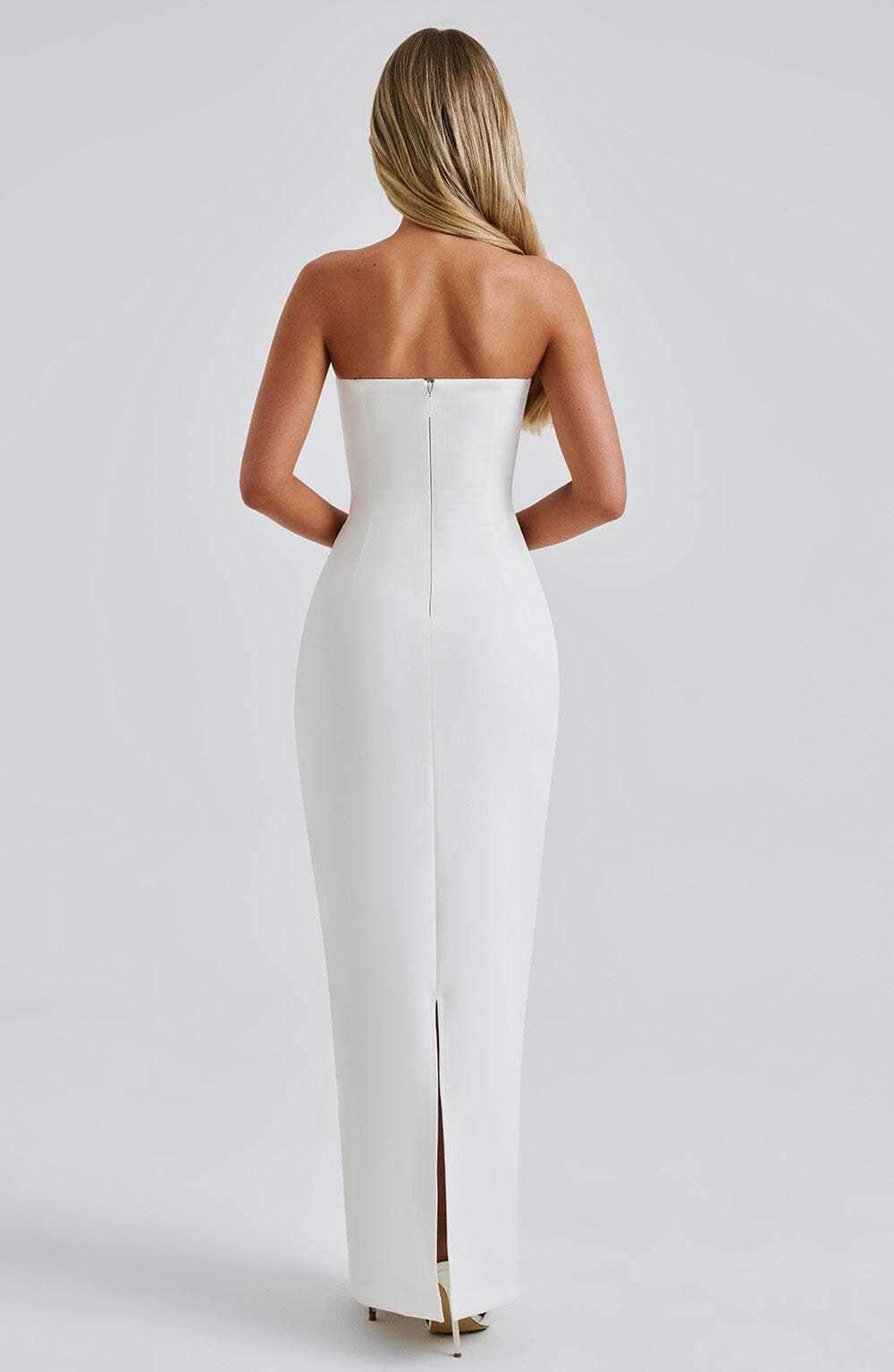 Yulia Maxi Dress - Ivory - Image 3