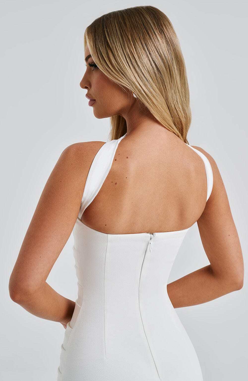 Yulia Maxi Dress - Ivory - Image 10