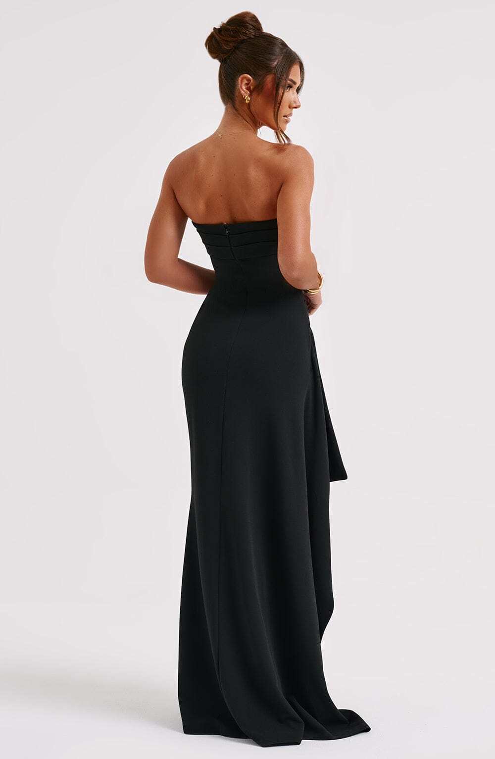 Zafira Maxi Dress - Black - Image 4
