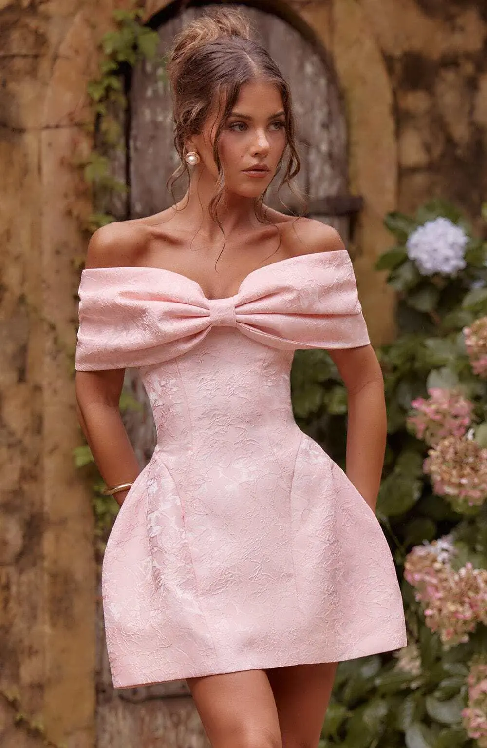 Raquel Mini Dress - Blush - Image 4