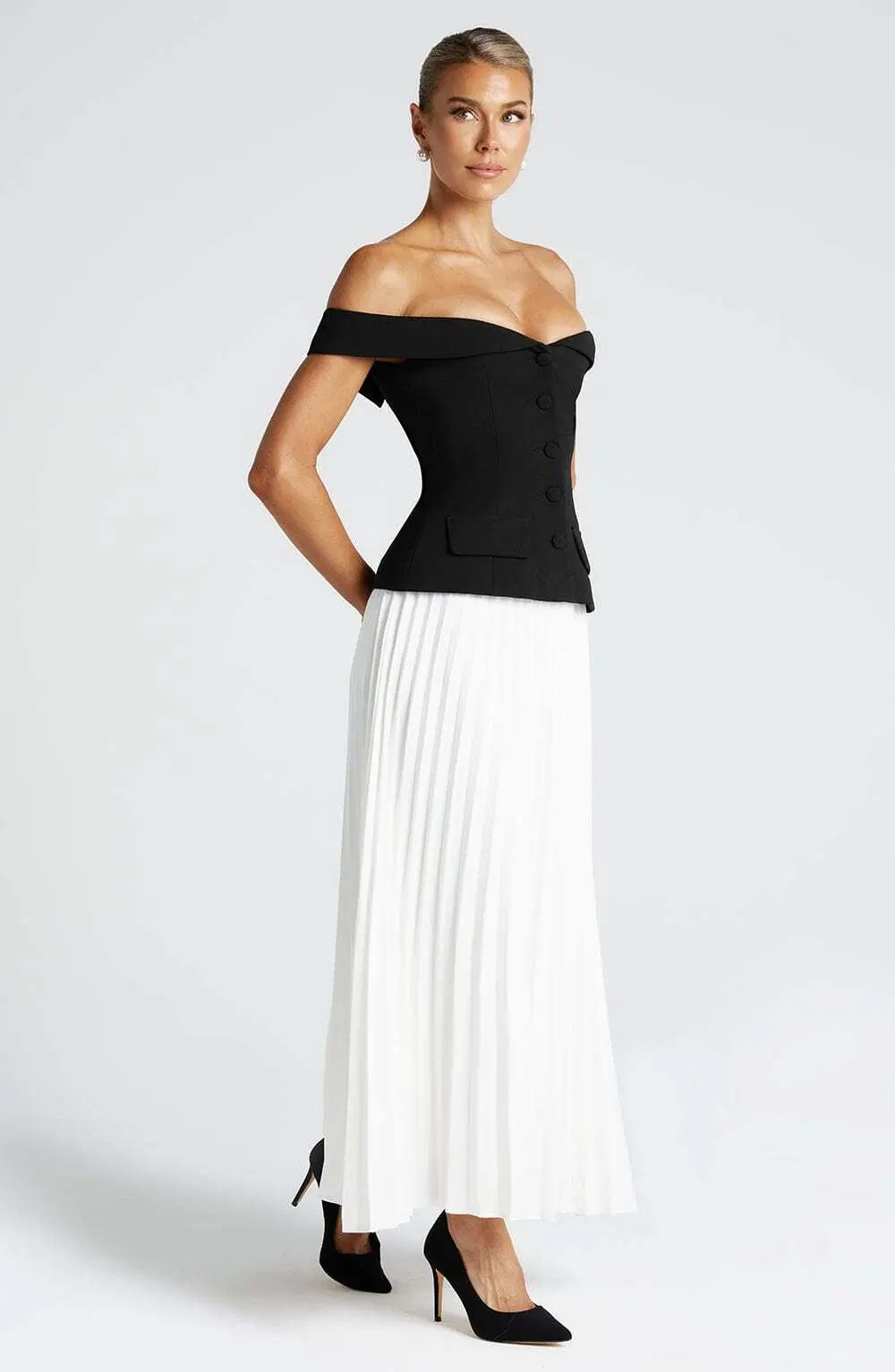 Penny Midi Skirt - Ivory - Image 5