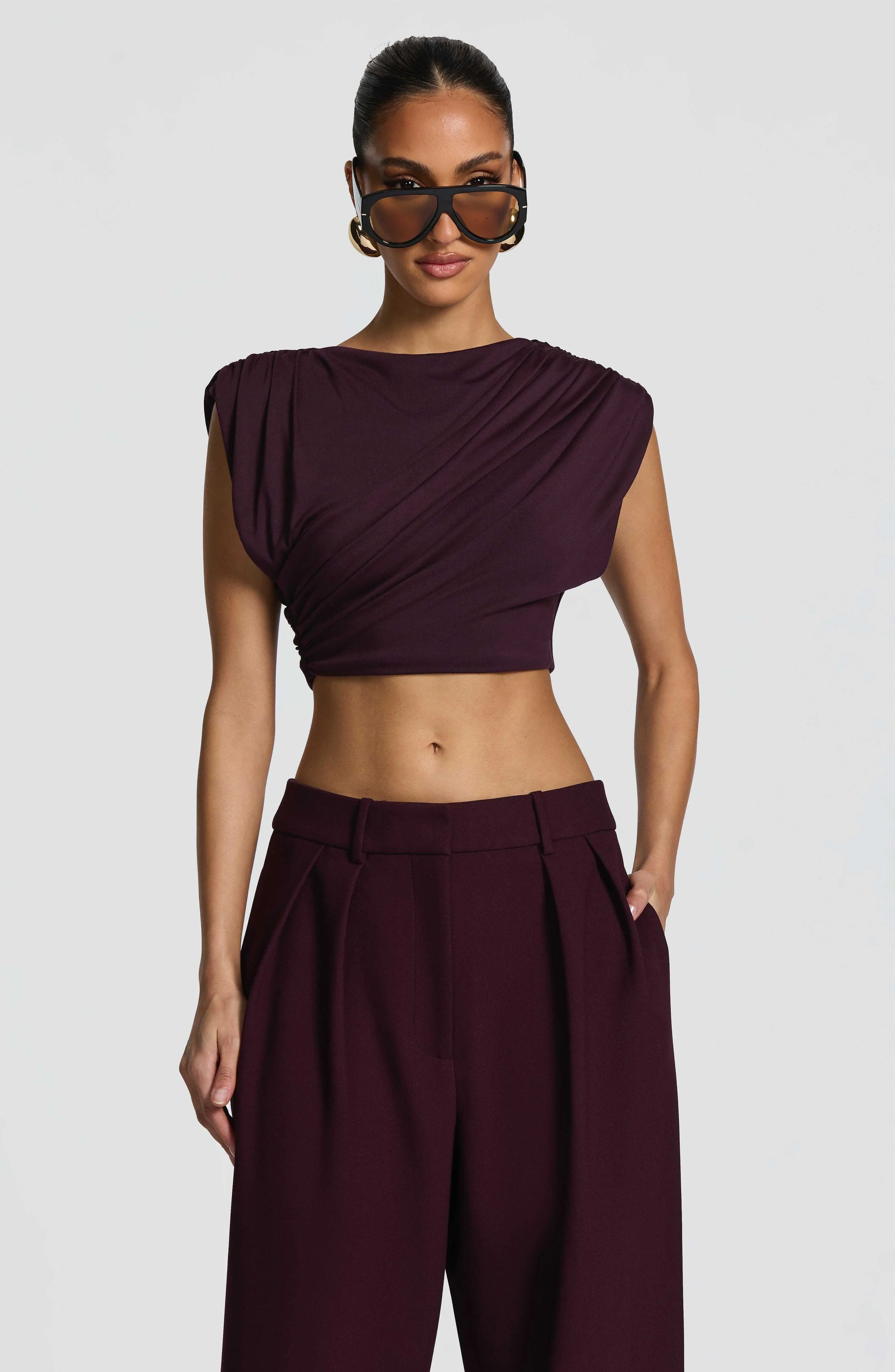 Amara Top - Plum - Image 2