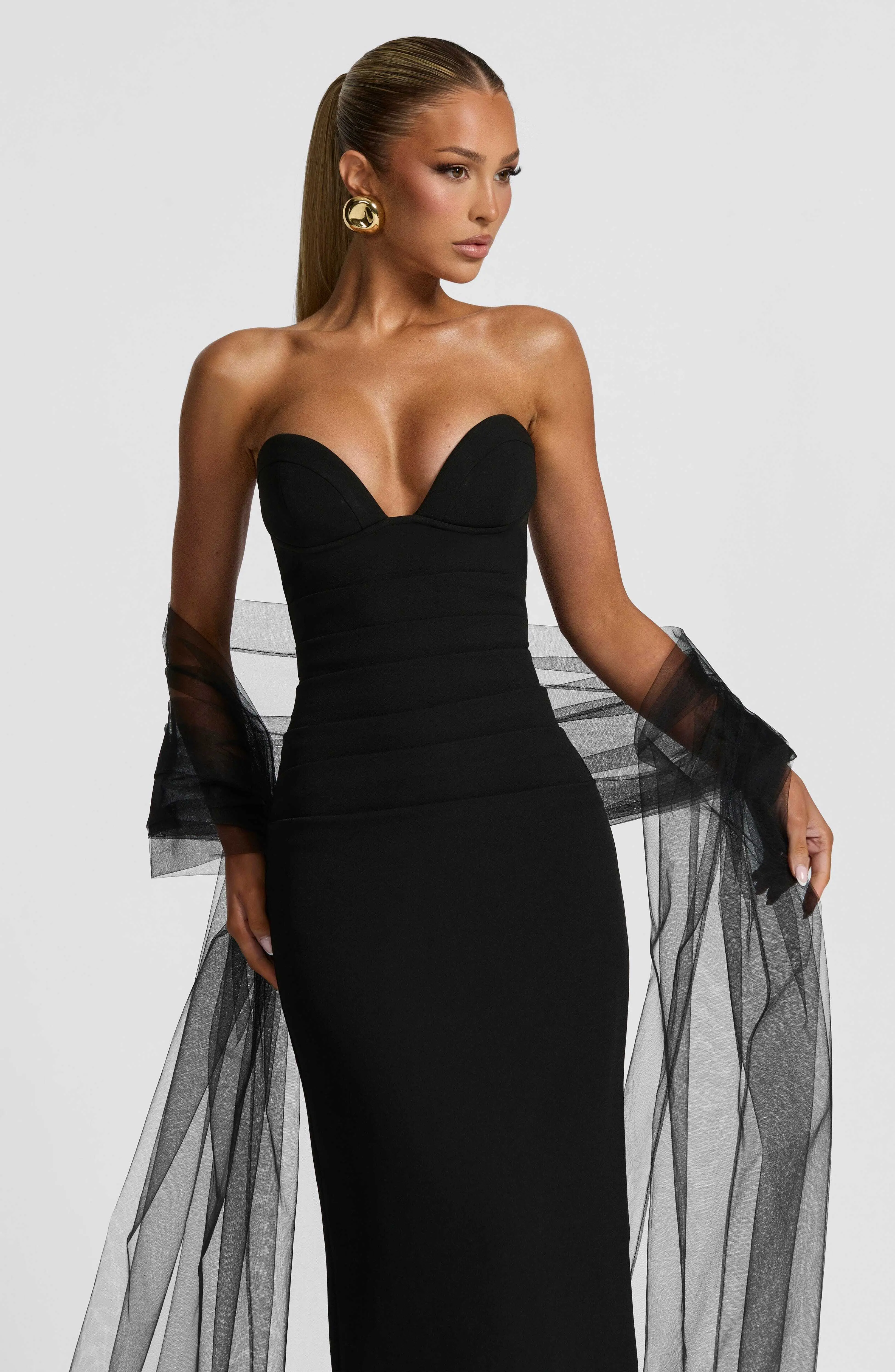 Lindsey Maxi Dress - Black - Image 15