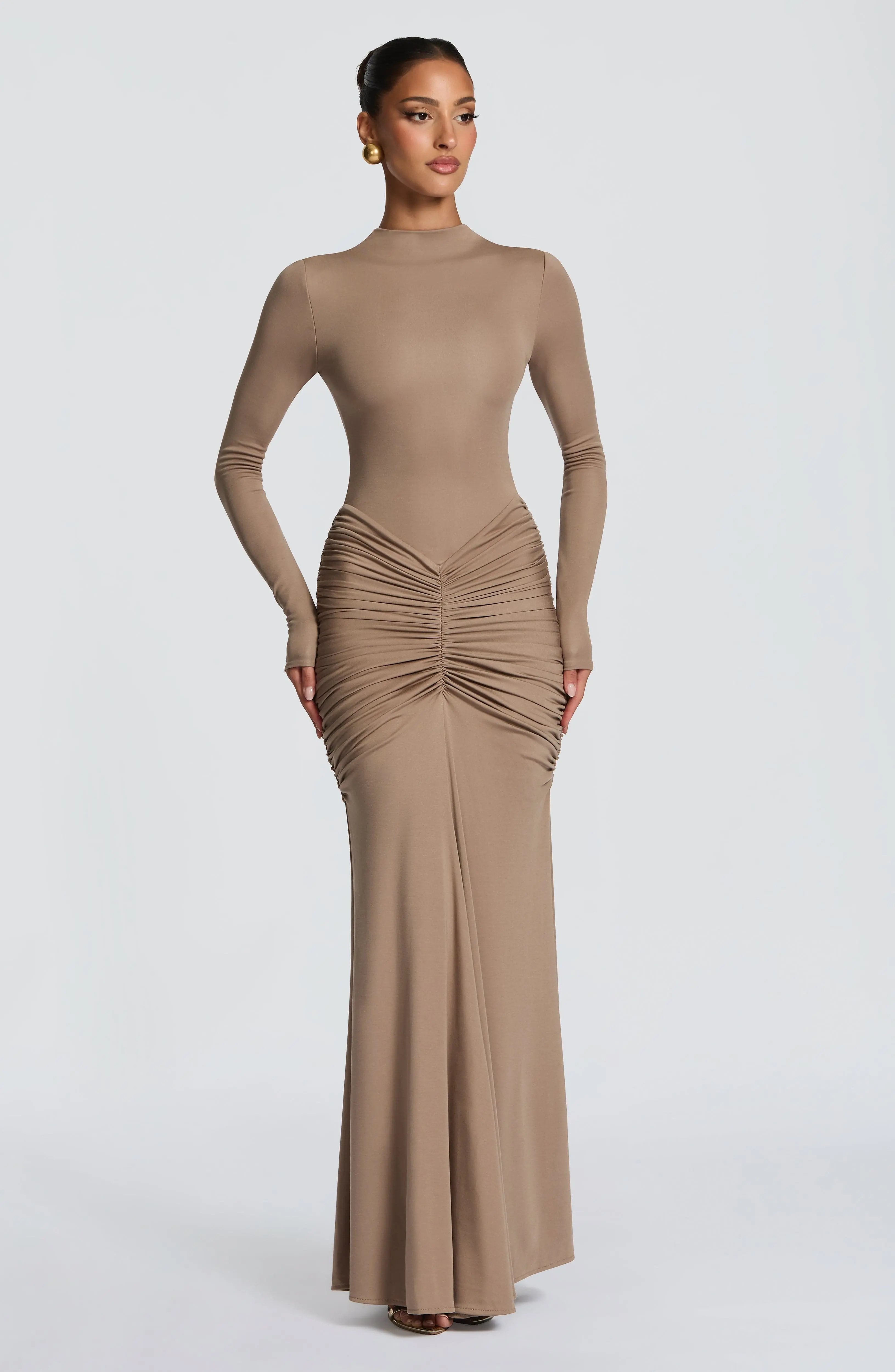 Oriane Maxi Dress - Stone - Image 5