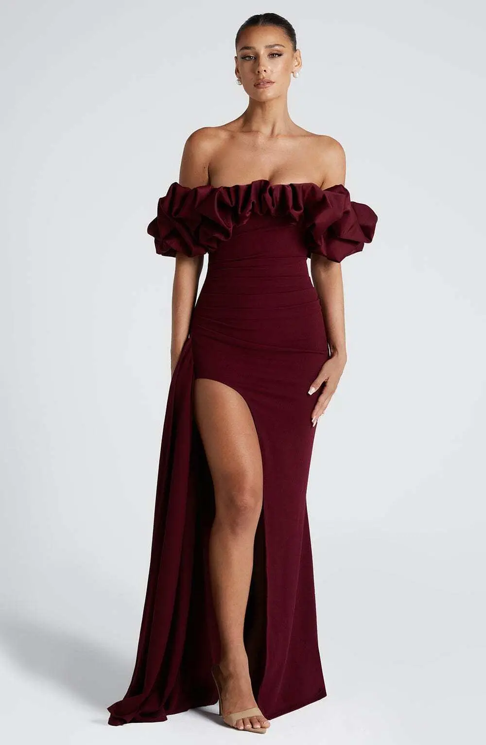 Elsie Maxi Dress - Cherry Lacquer - Image 5