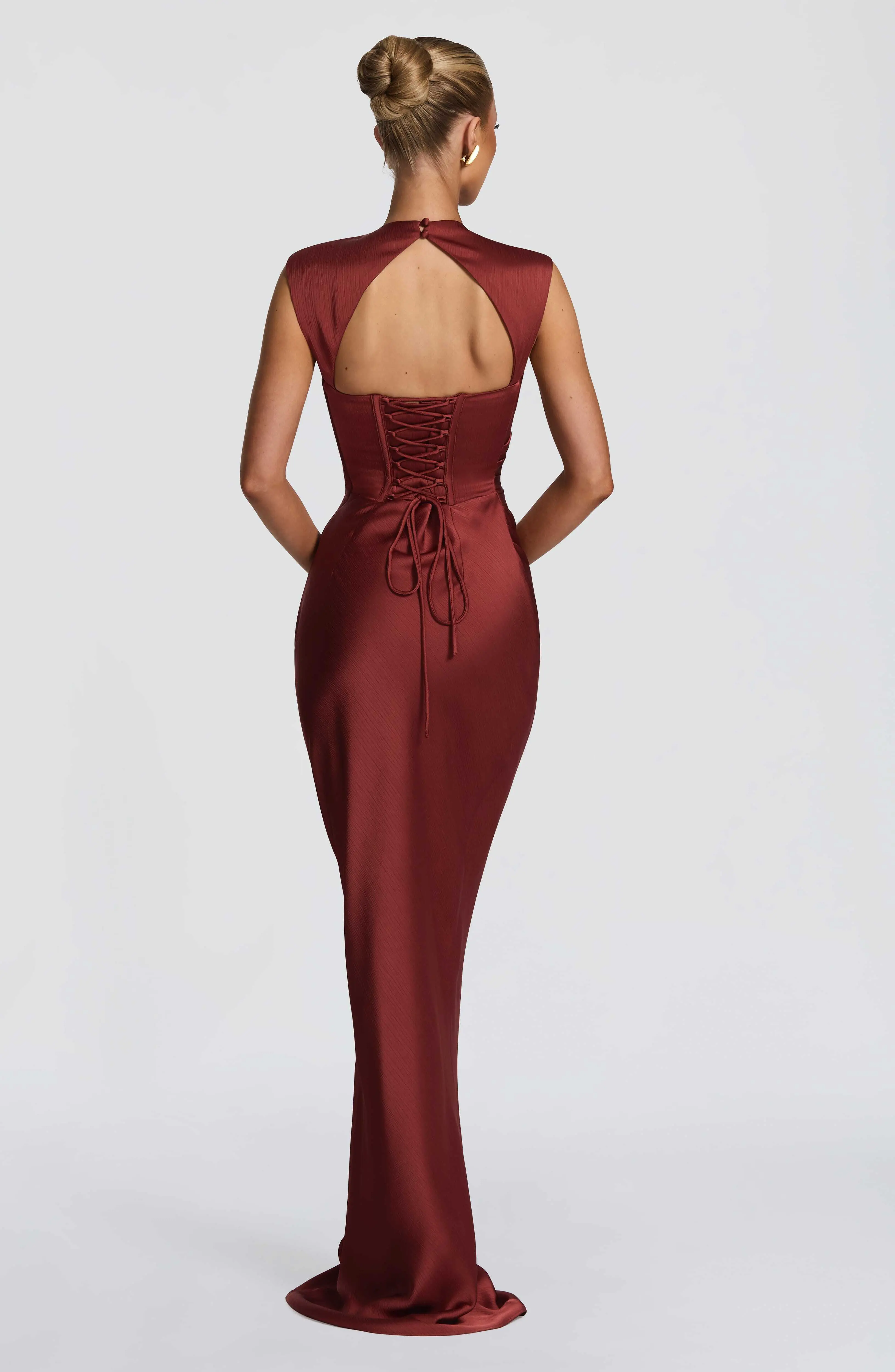 Avielle Maxi Dress - Deep Rust - Image 2