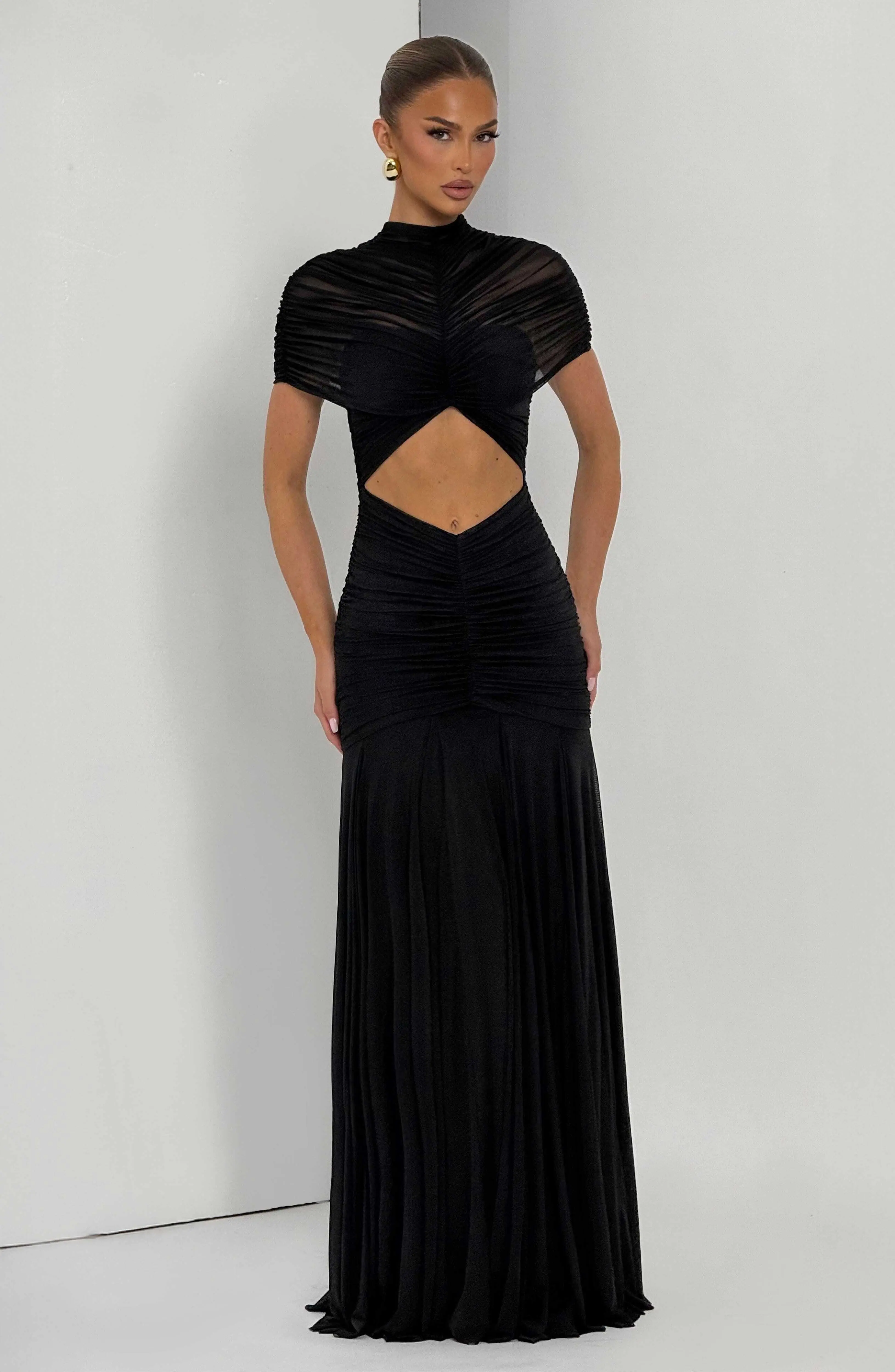 Jaya Maxi Dress - Black - Image 6