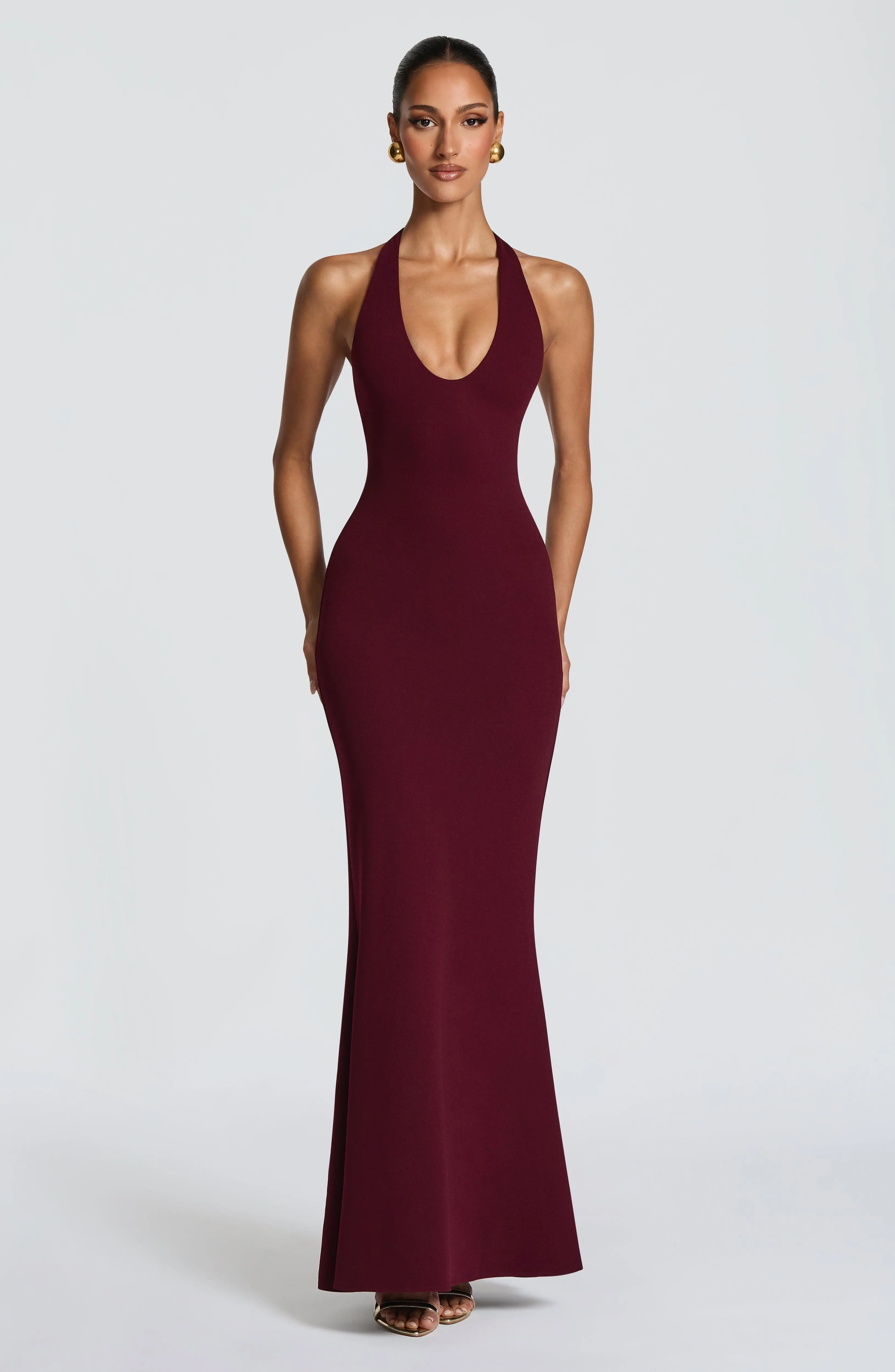 Fern Maxi Dress - Cherry Lacquer - Image 8