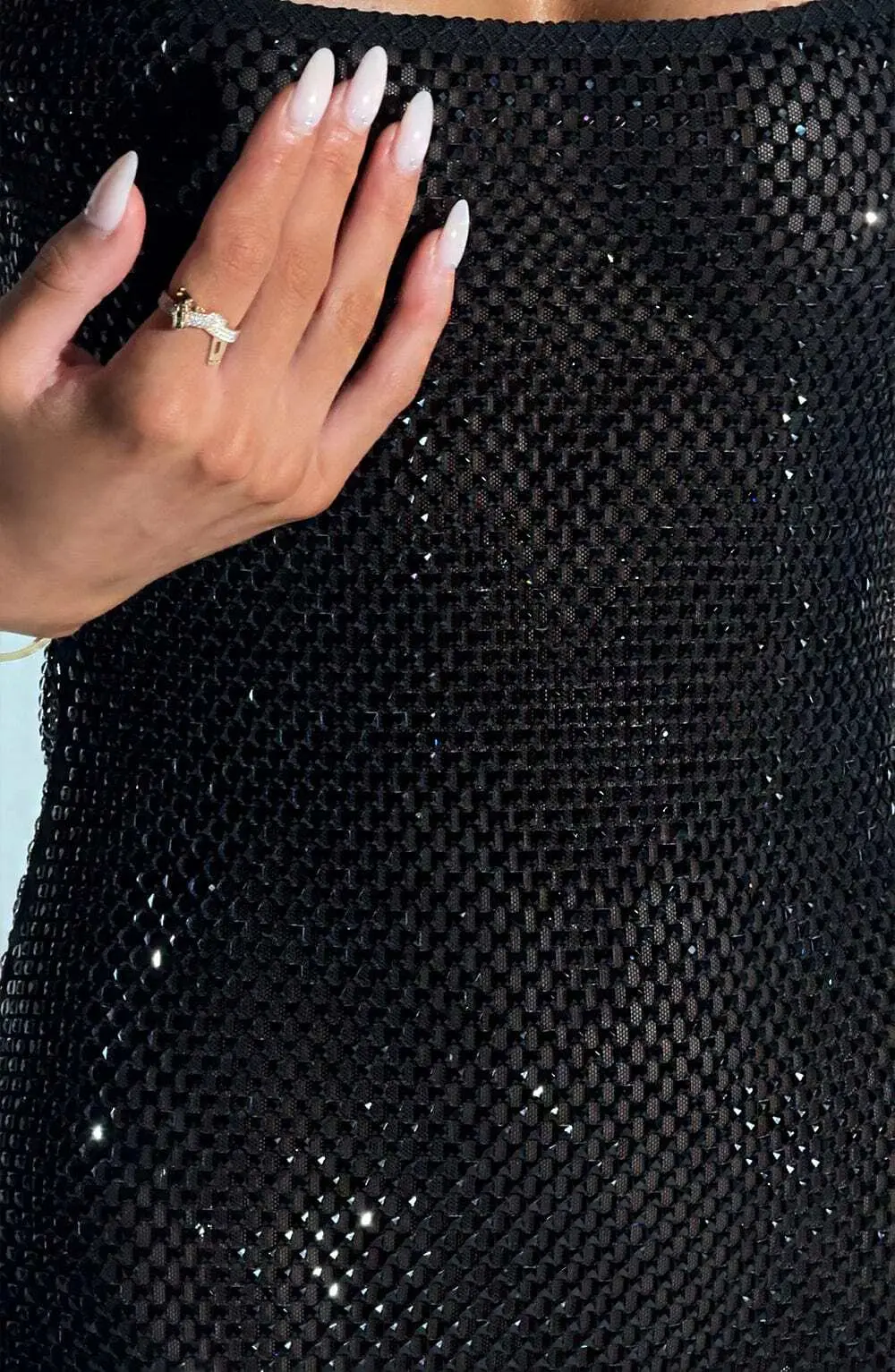 Petra Mini Dress - Black - Image 3