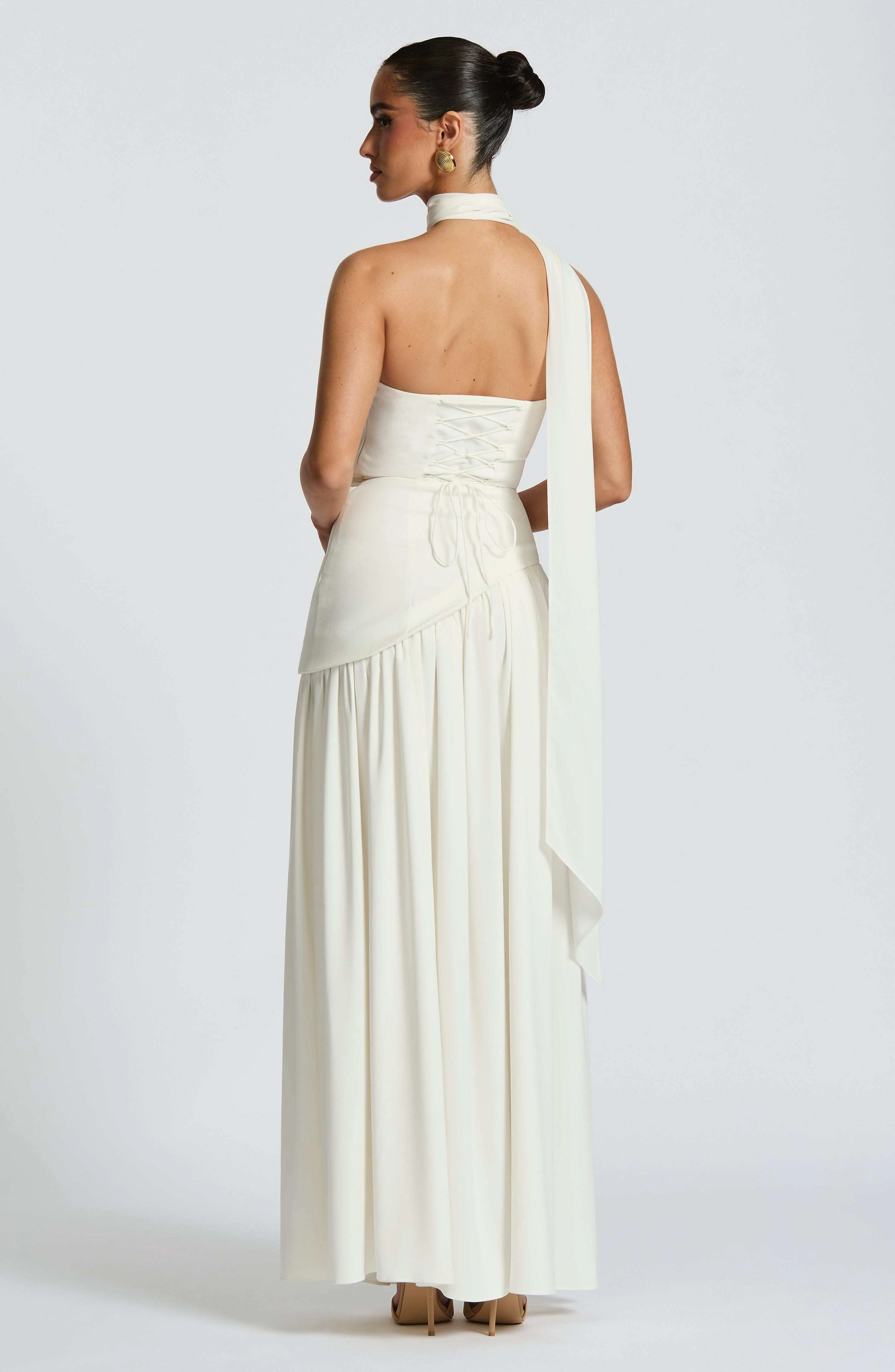 Maliyah Maxi Dress - Ivory - Image 3