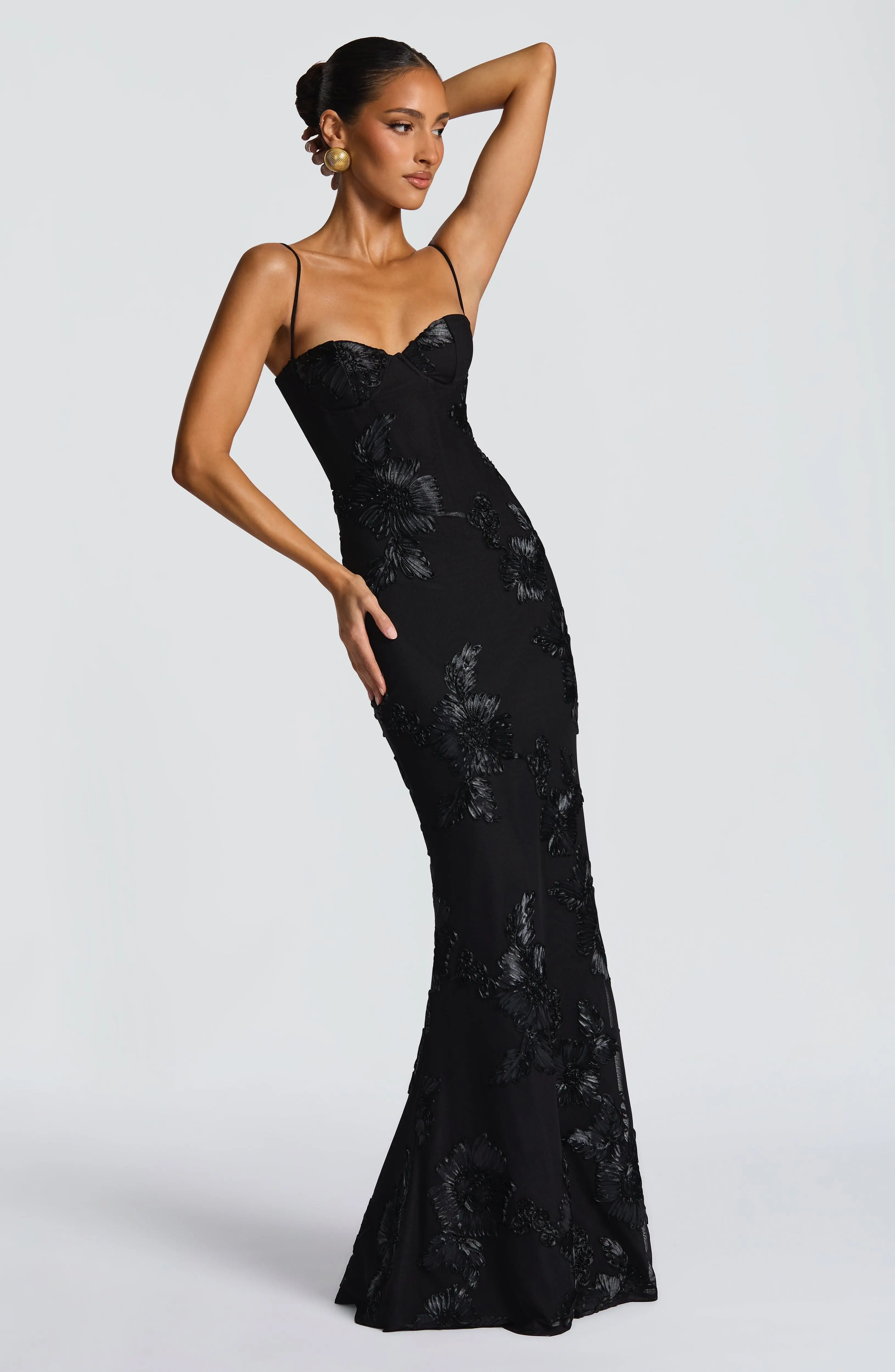 Nefertiti Maxi Dress - Black - Image 12