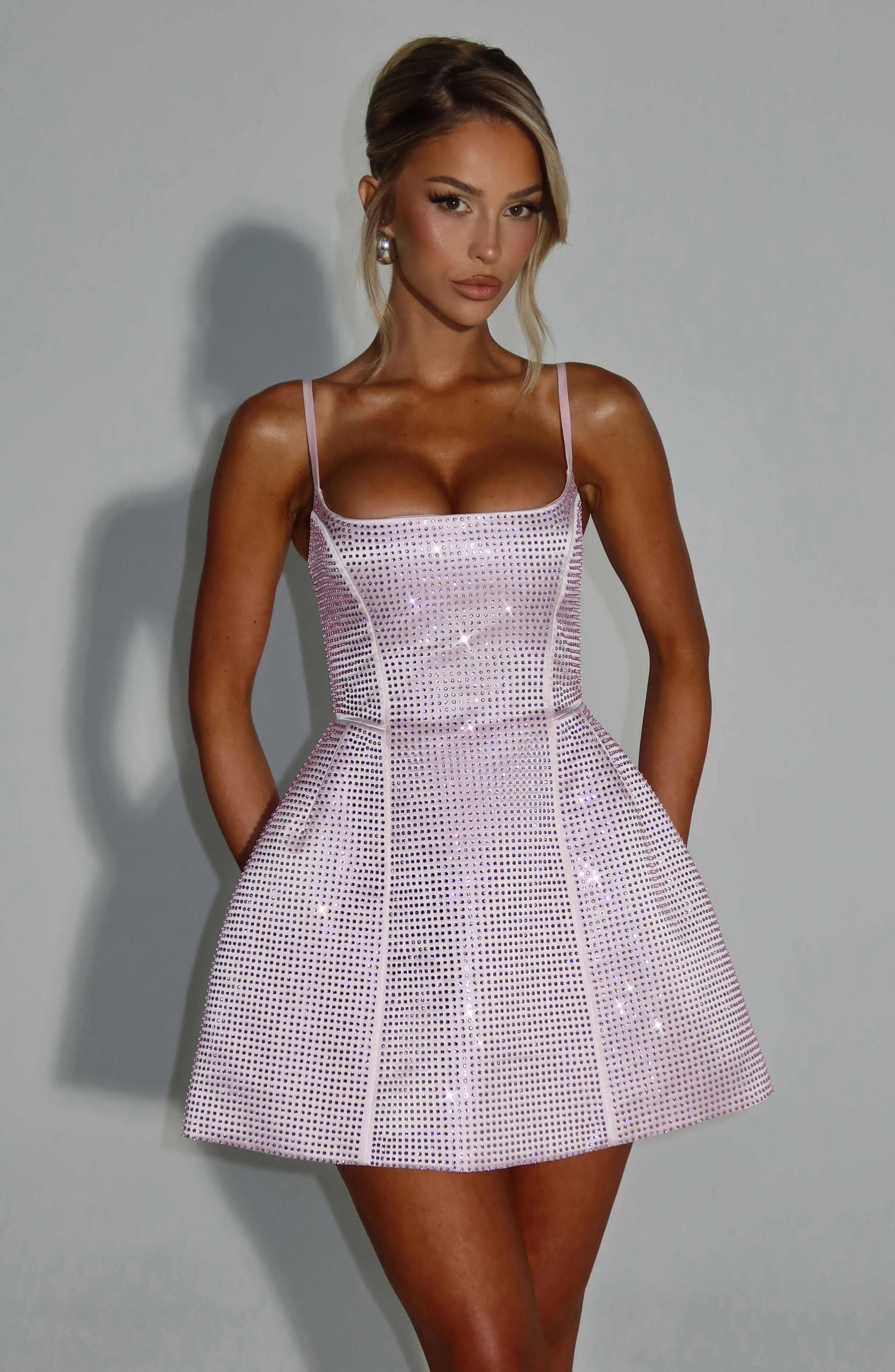 Emma Mini Dress - Blush