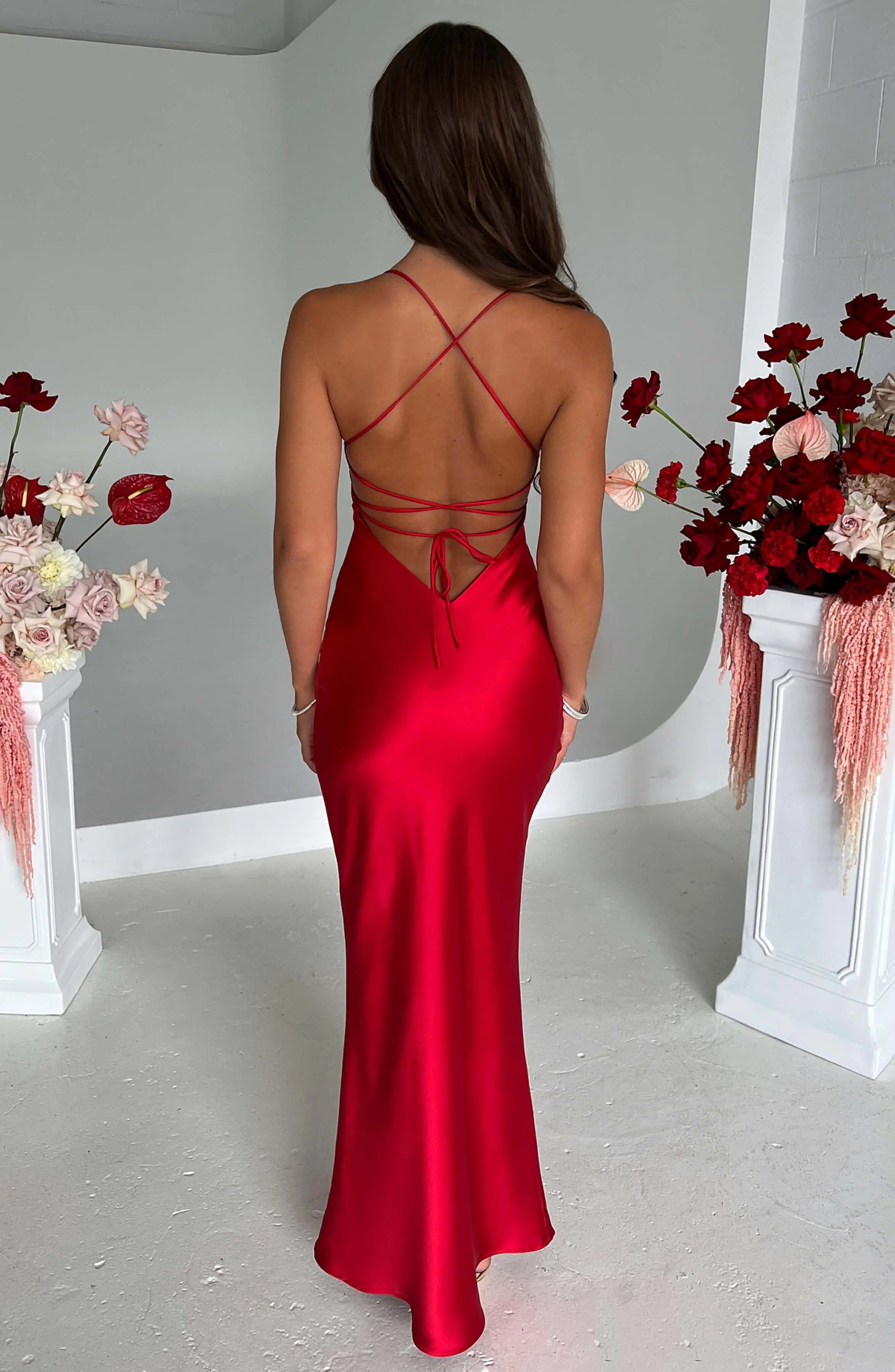 Malika Maxi Dress - Red - Image 6