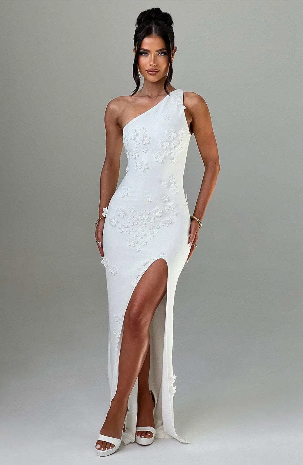 Cynthia Maxi Dress - Ivory - Image 4