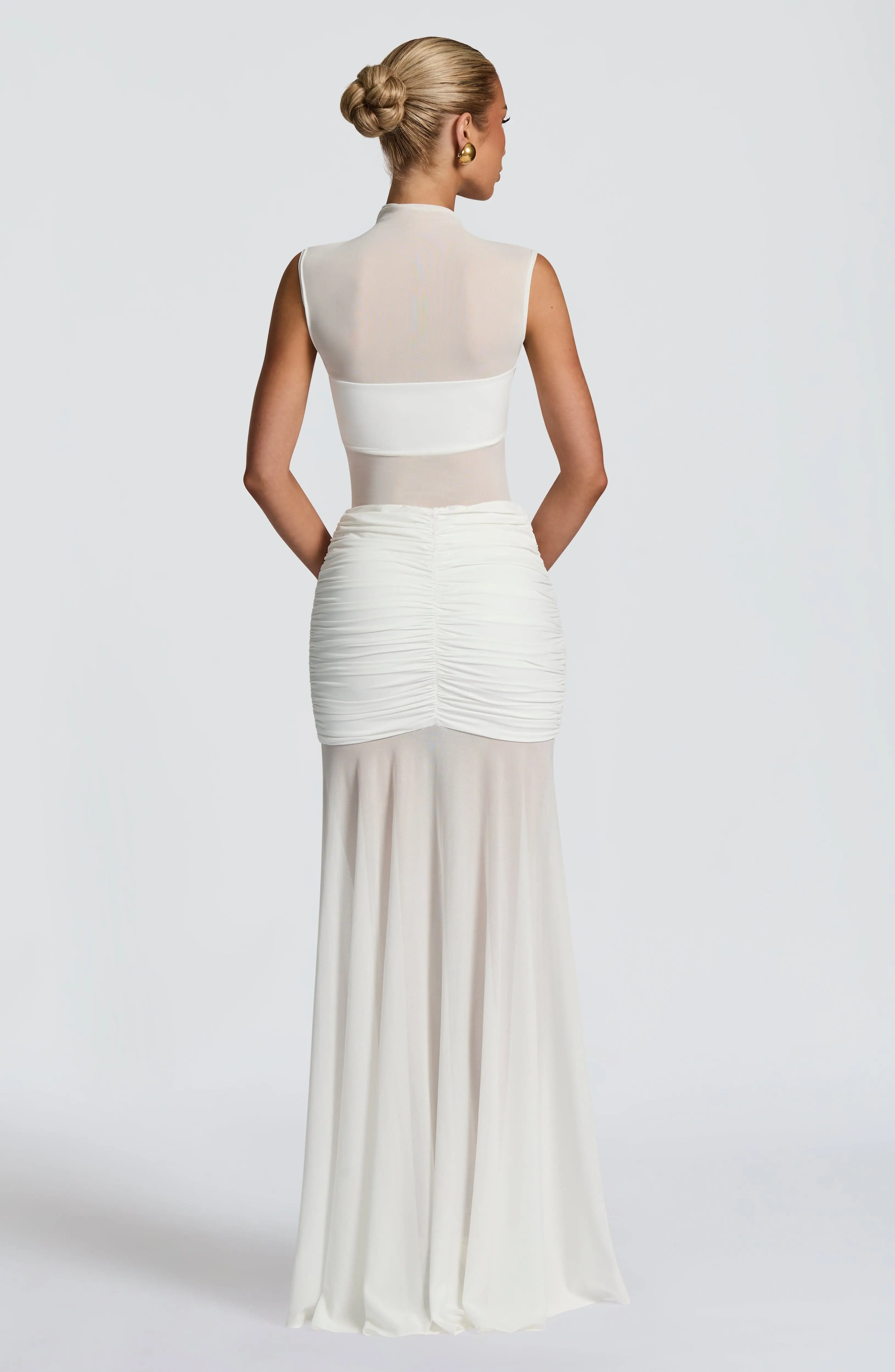 Fae Maxi Skirt - White - Image 3