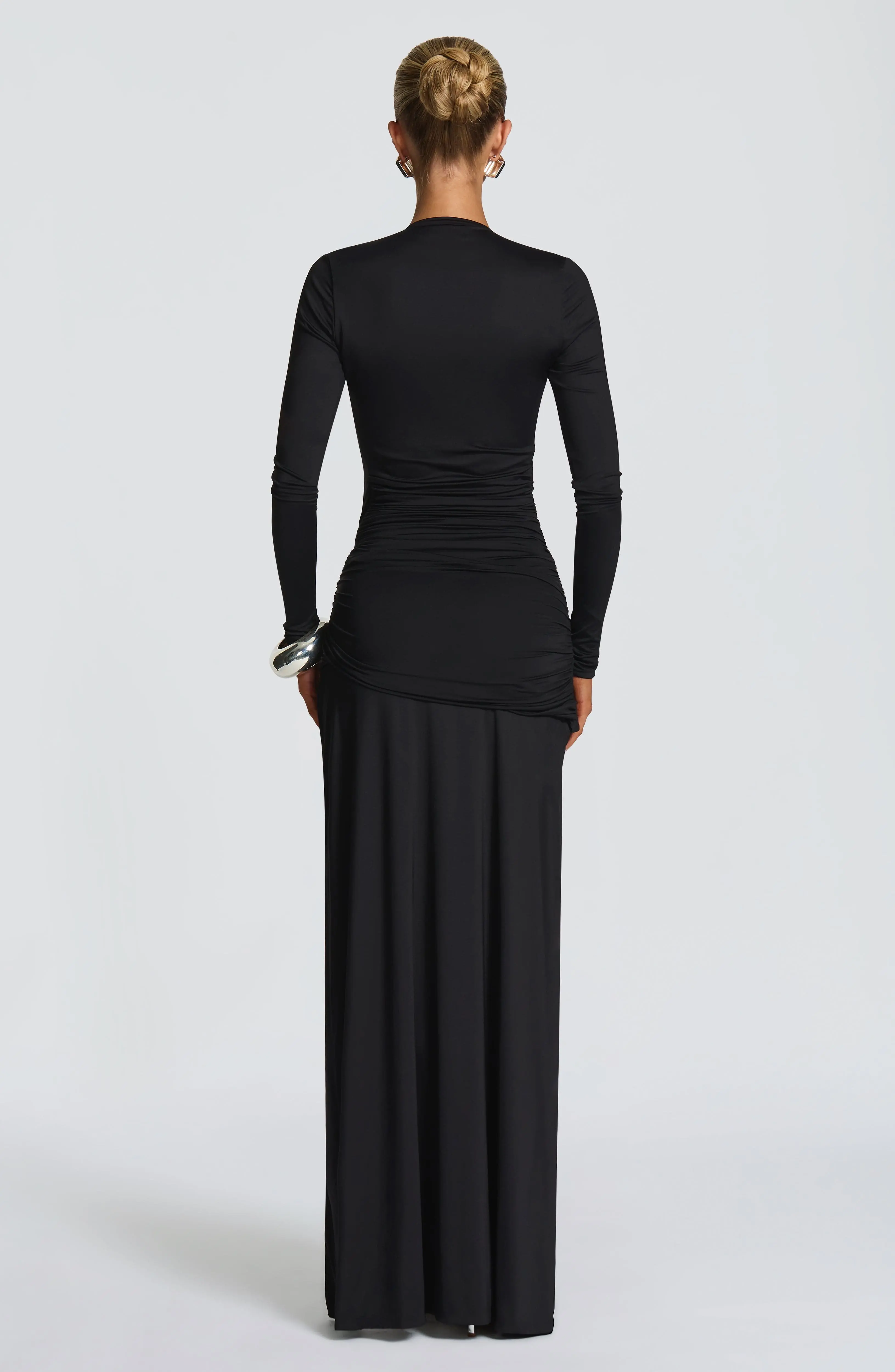 Ysabella Maxi Dress - Black - Image 2