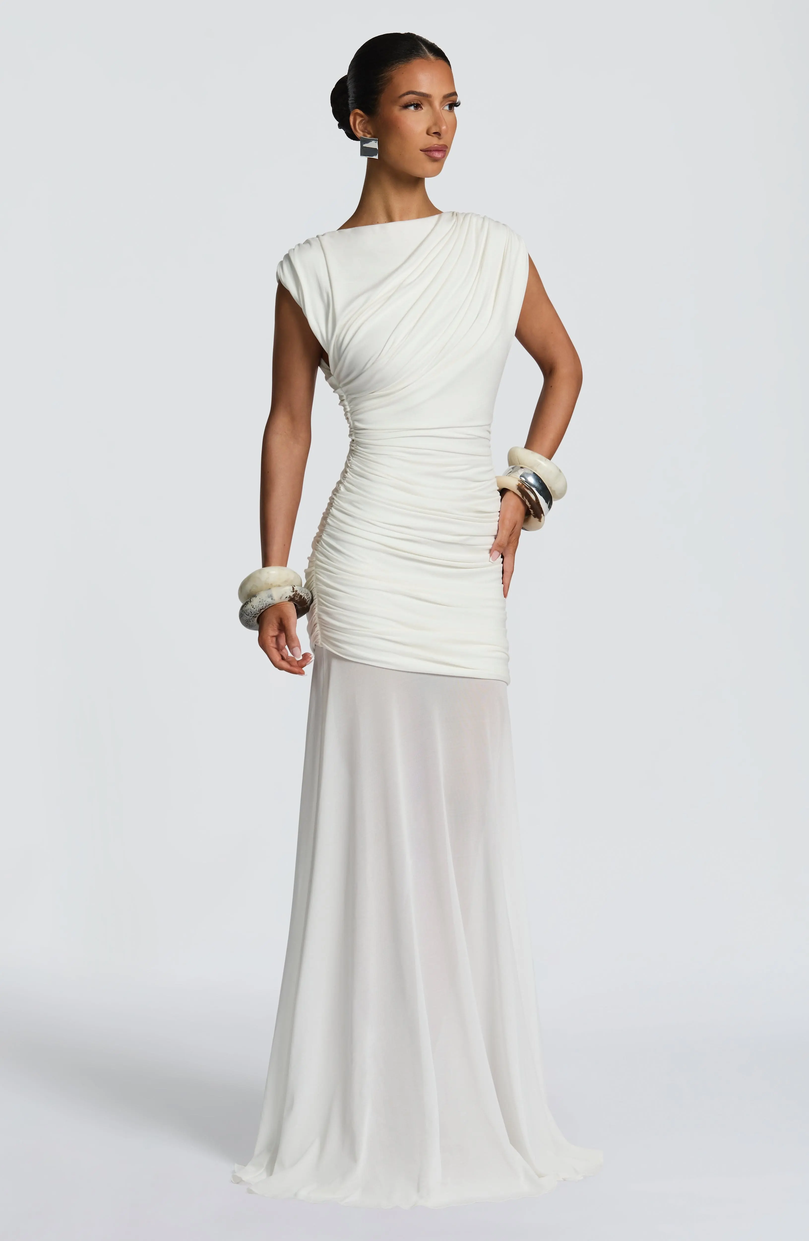 Demelza Maxi Dress - Ivory - Image 5