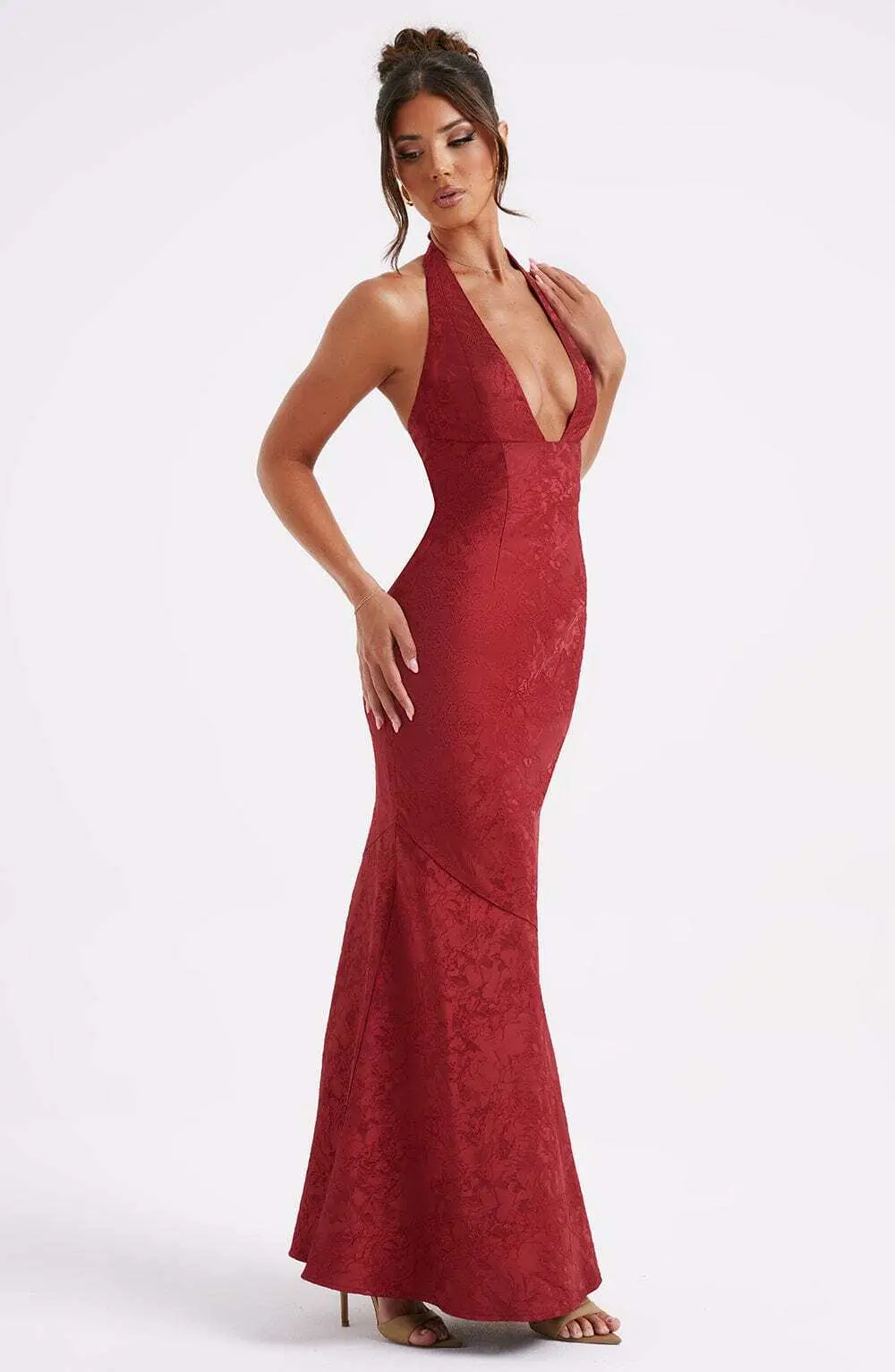 Josephine Maxi Dress - Red - Image 8