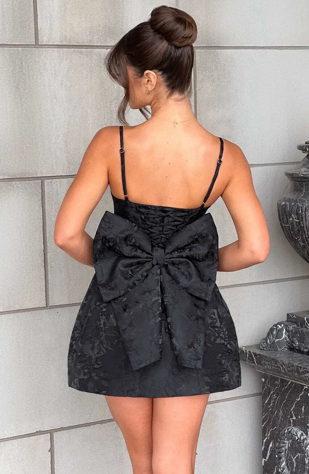 Zoella Mini Dress - Black - Image 2