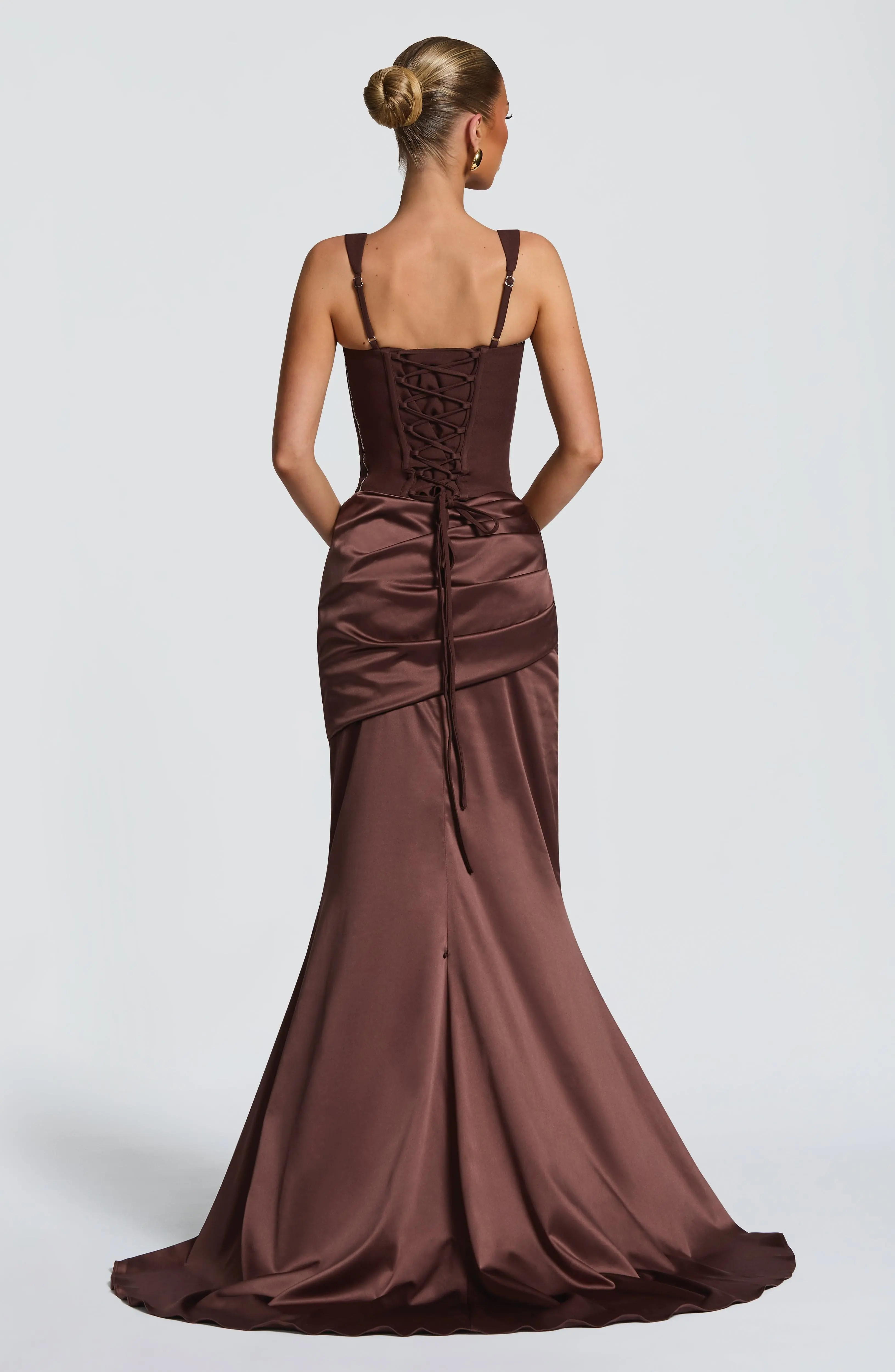 Nixie Corset - Plum Brown - Image 5
