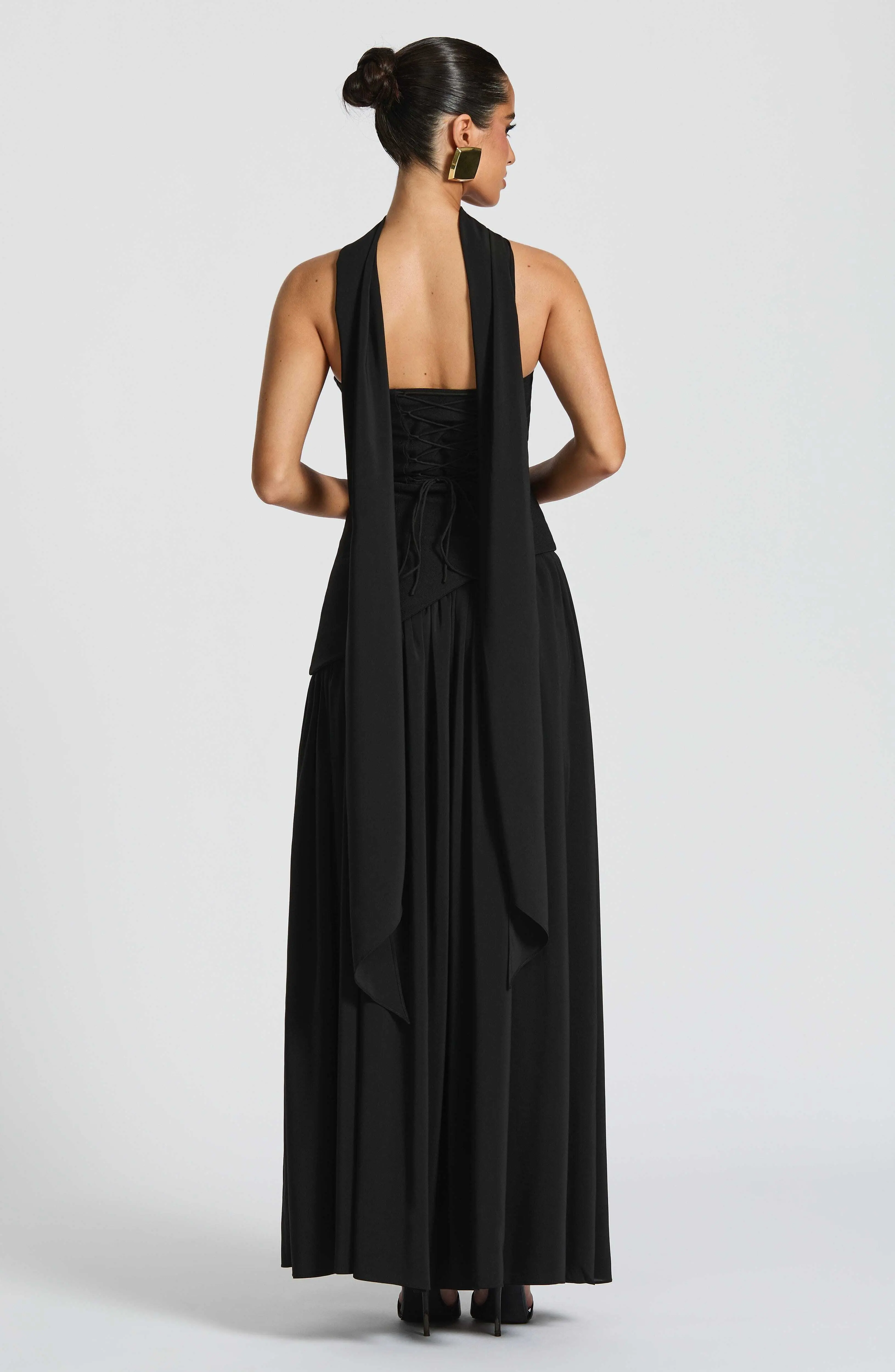 Maliyah Maxi Dress - Black - Image 3