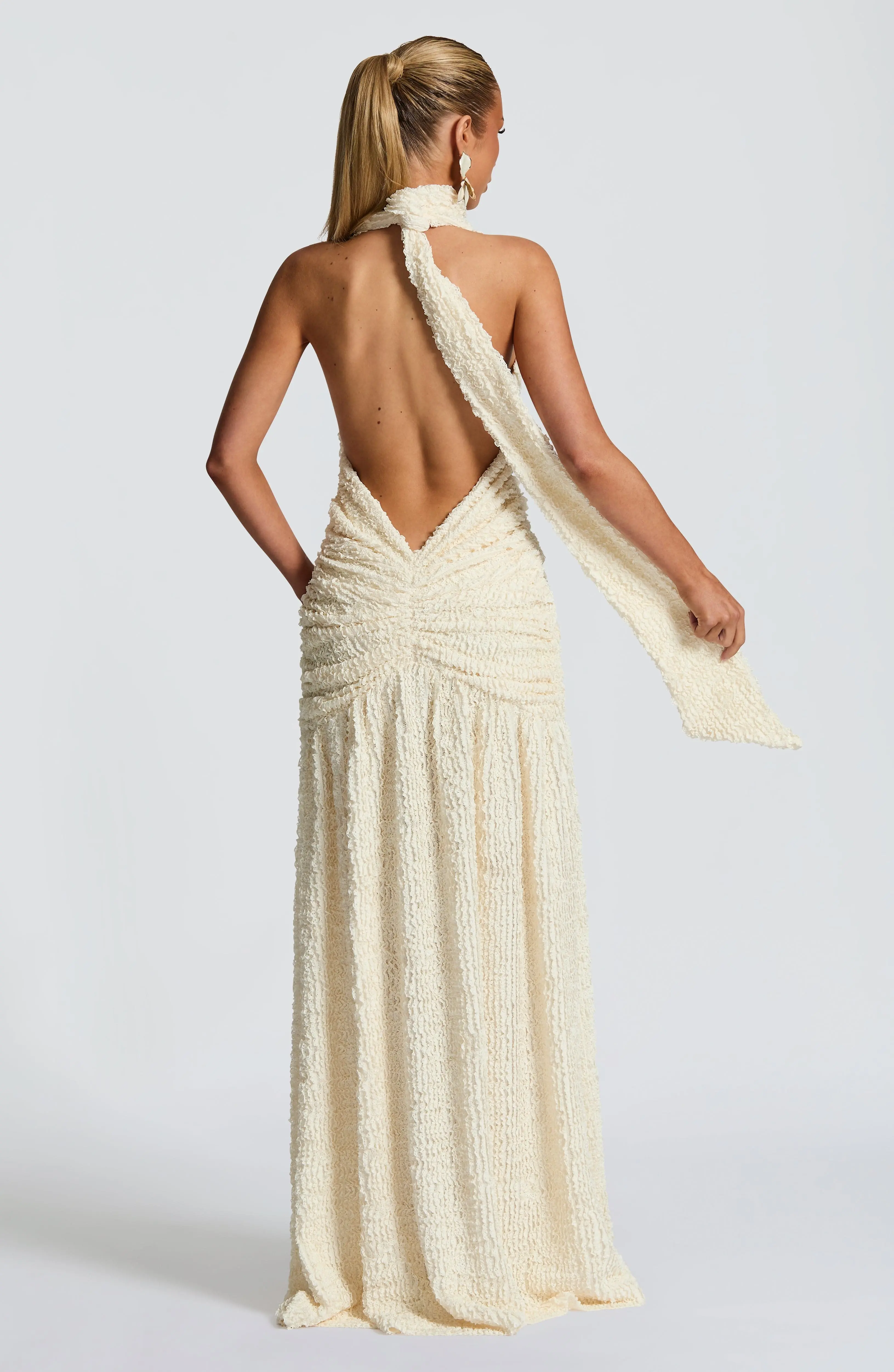 Minerva Maxi Dress - Ivory - Image 4
