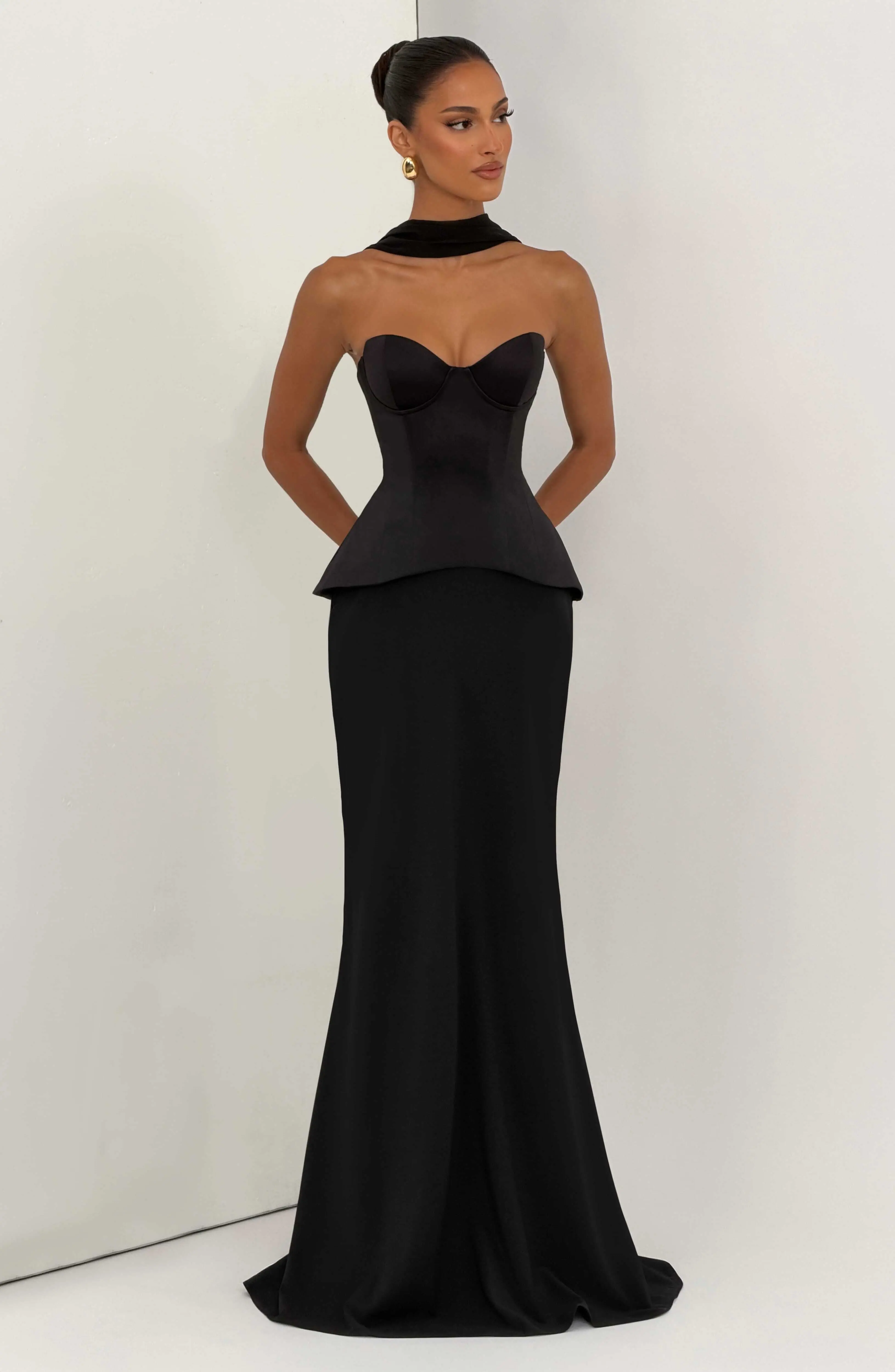 Kaia Maxi Skirt - Black - Image 7
