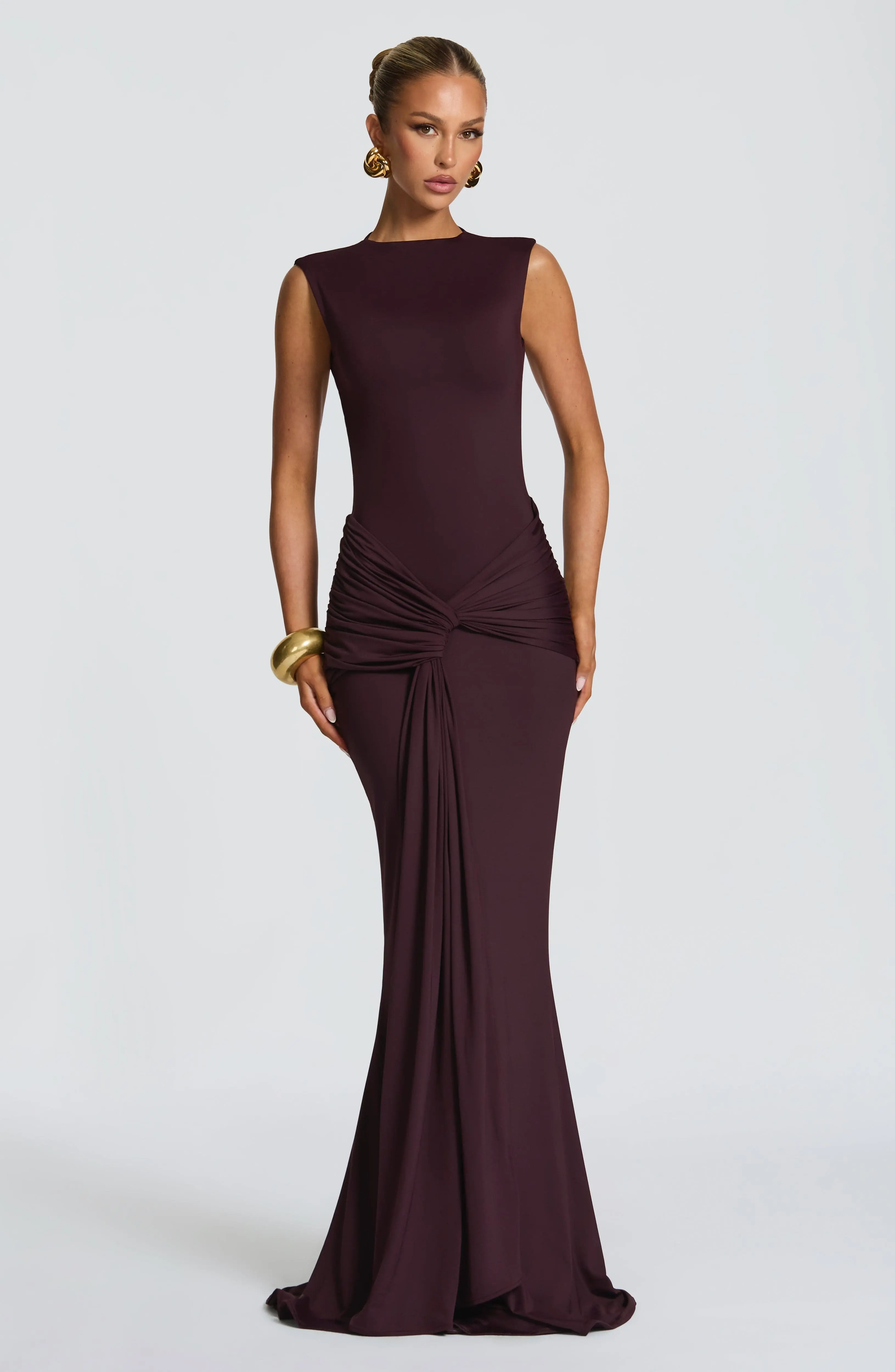 Lorenza Maxi Dress - Plum