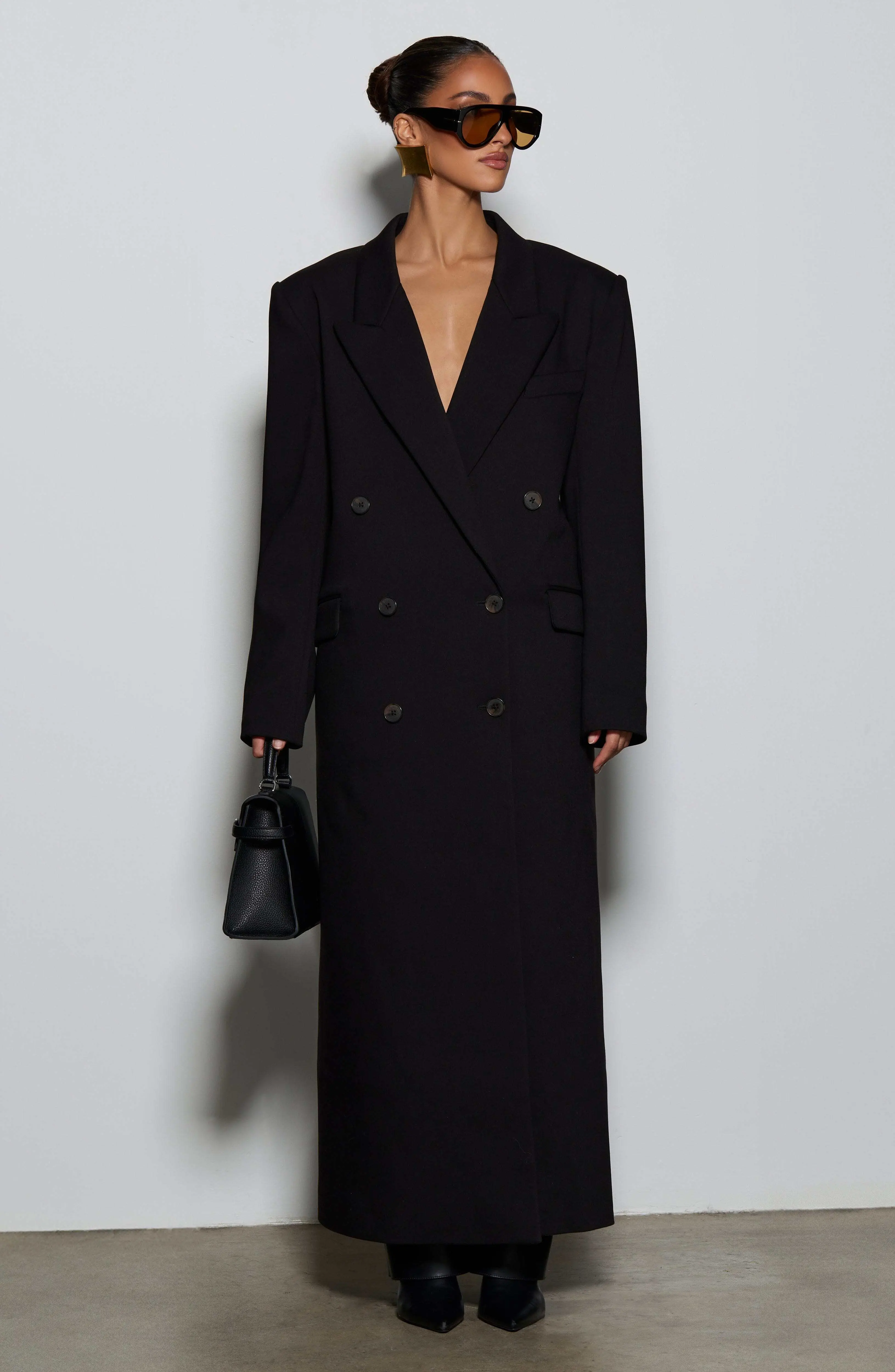 Michelle Coat - Black - Image 2