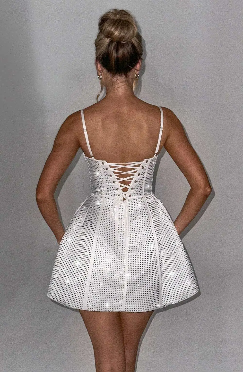 Emma Mini Dress - Ivory - Image 2