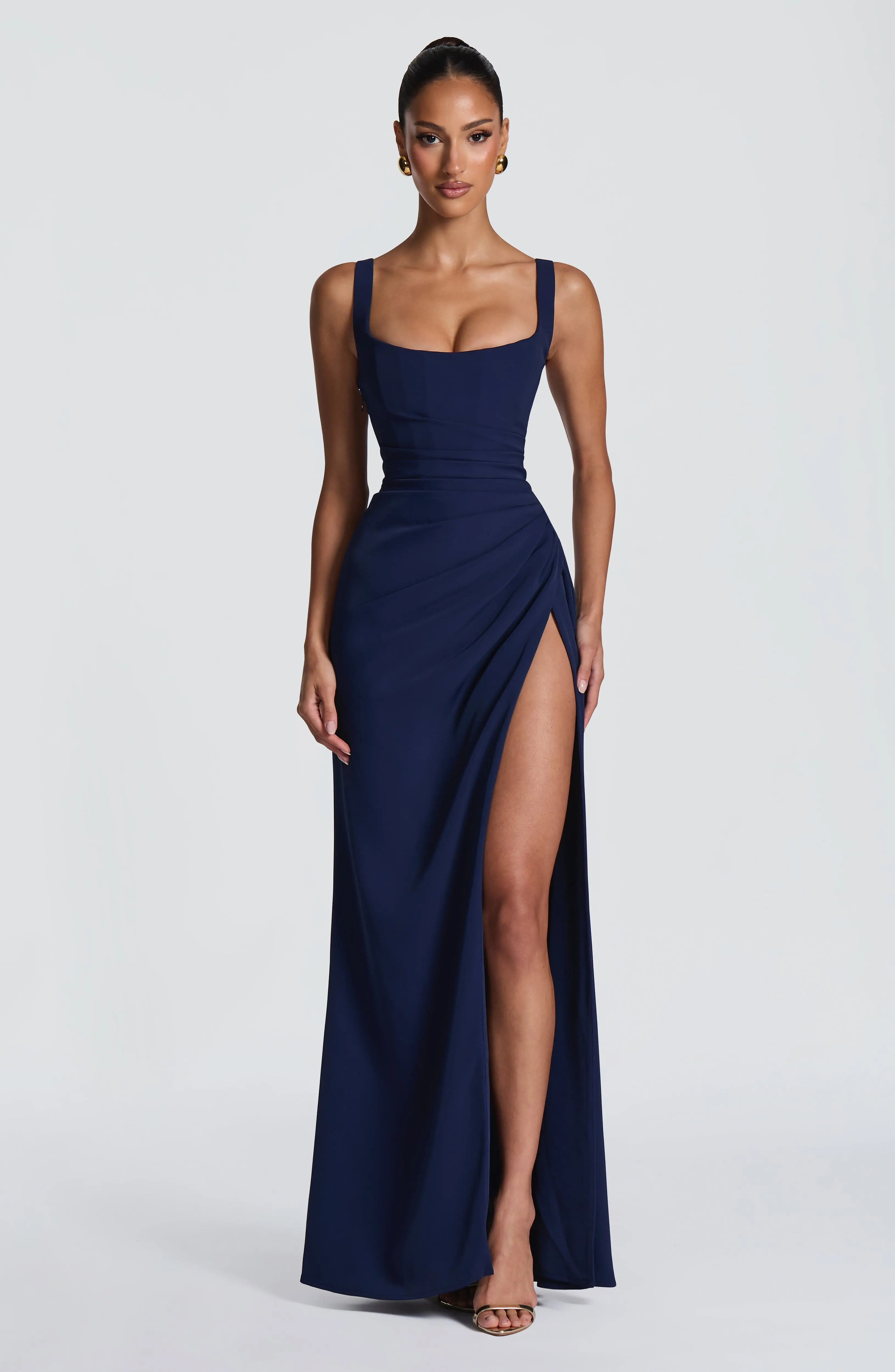 Laleh Maxi Dress - Navy - Image 6