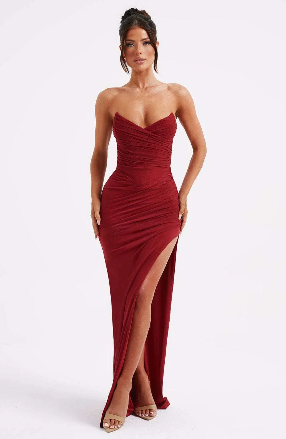 Giovanna Maxi Dress - Wine