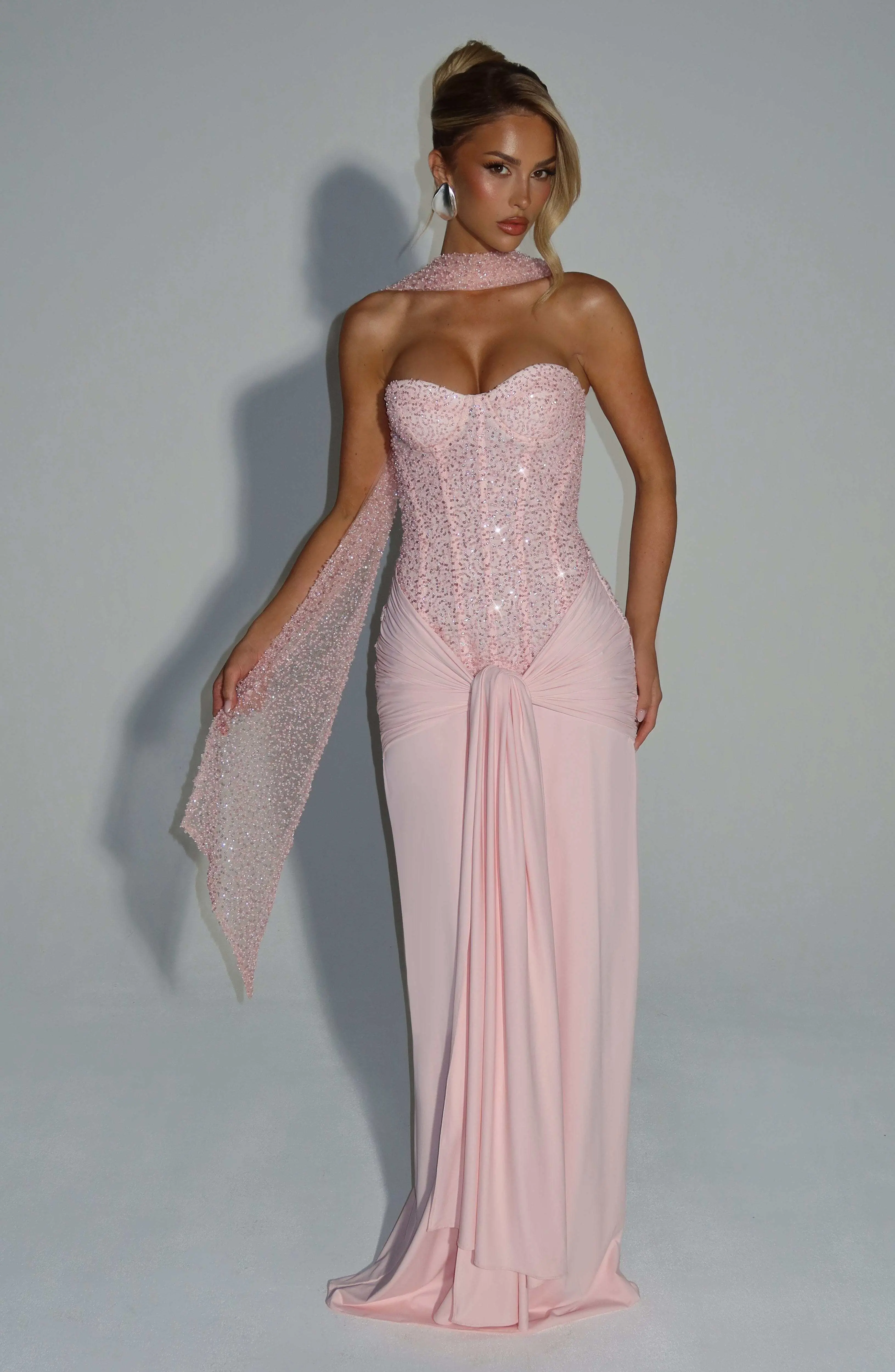 Miya Scarf - Blush - Image 4