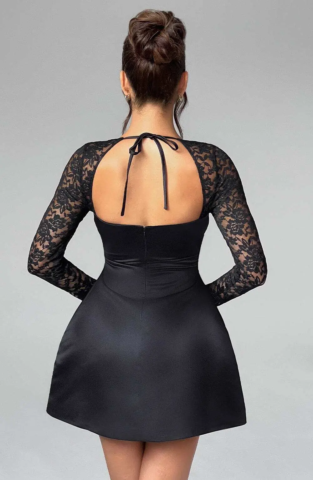 Sadie Mini Dress - Black - Image 2