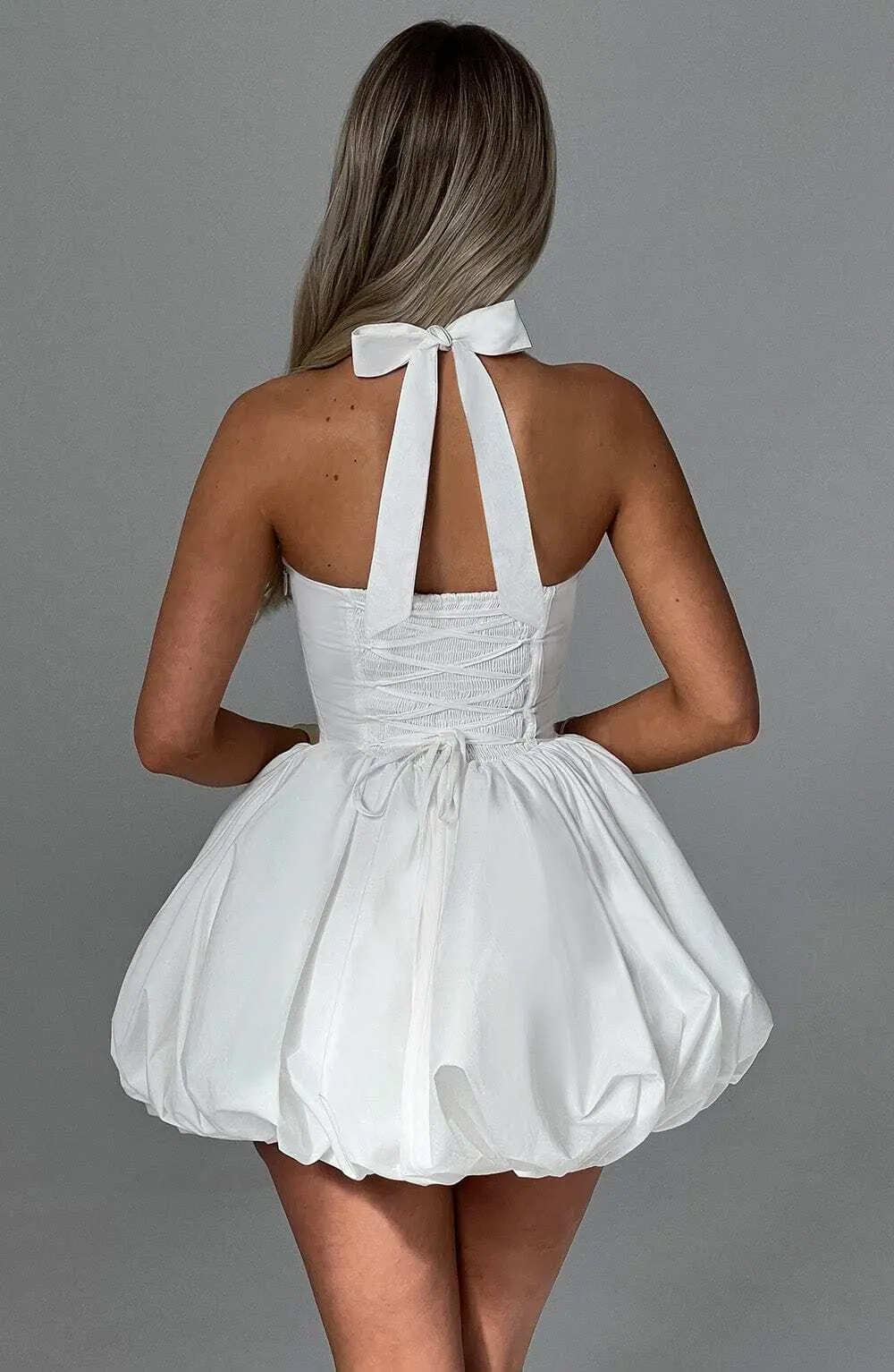 Maricia Mini Dress - Ivory - Image 2