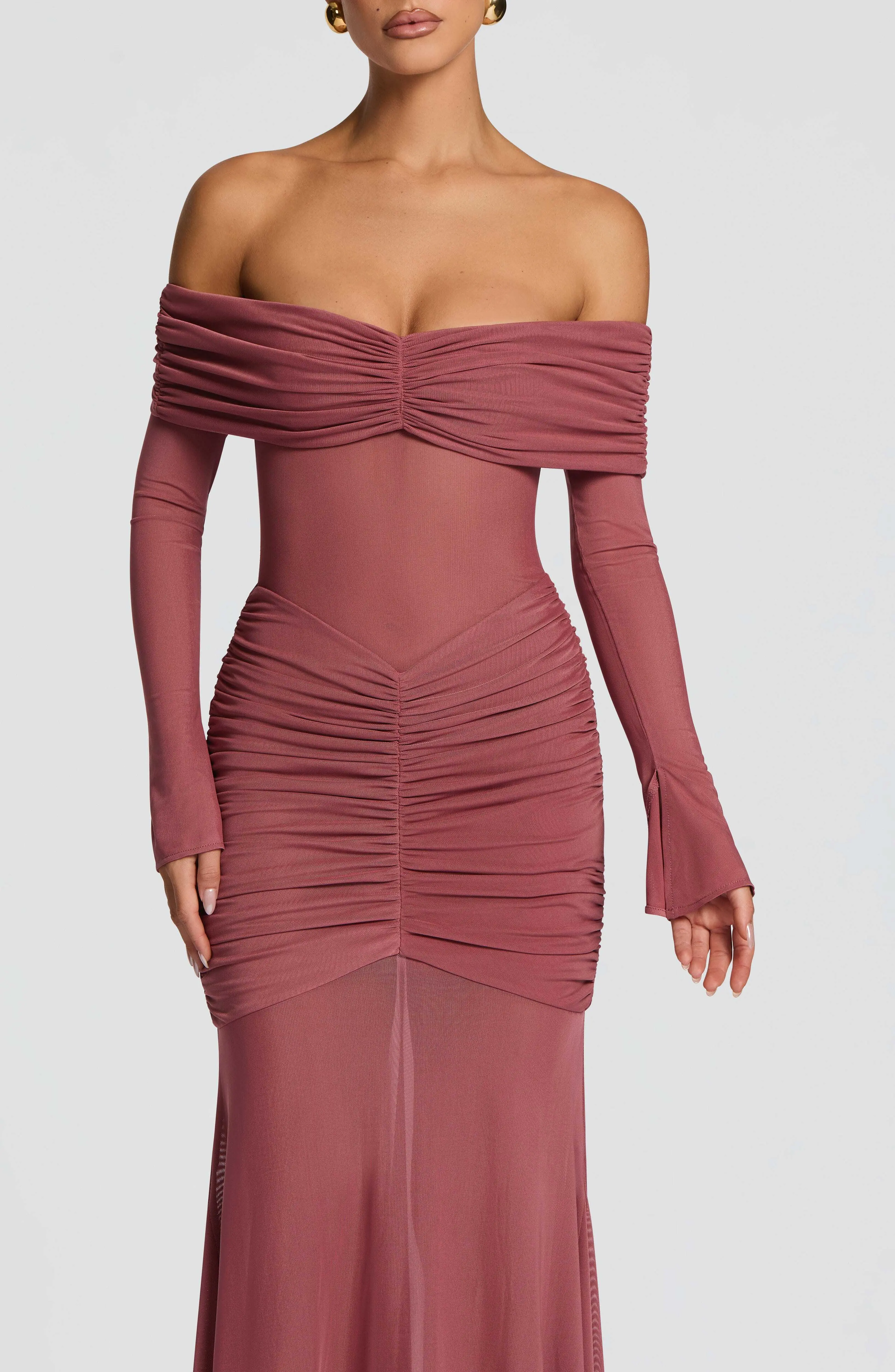 Arlena Maxi Dress - Rose Brown - Image 5