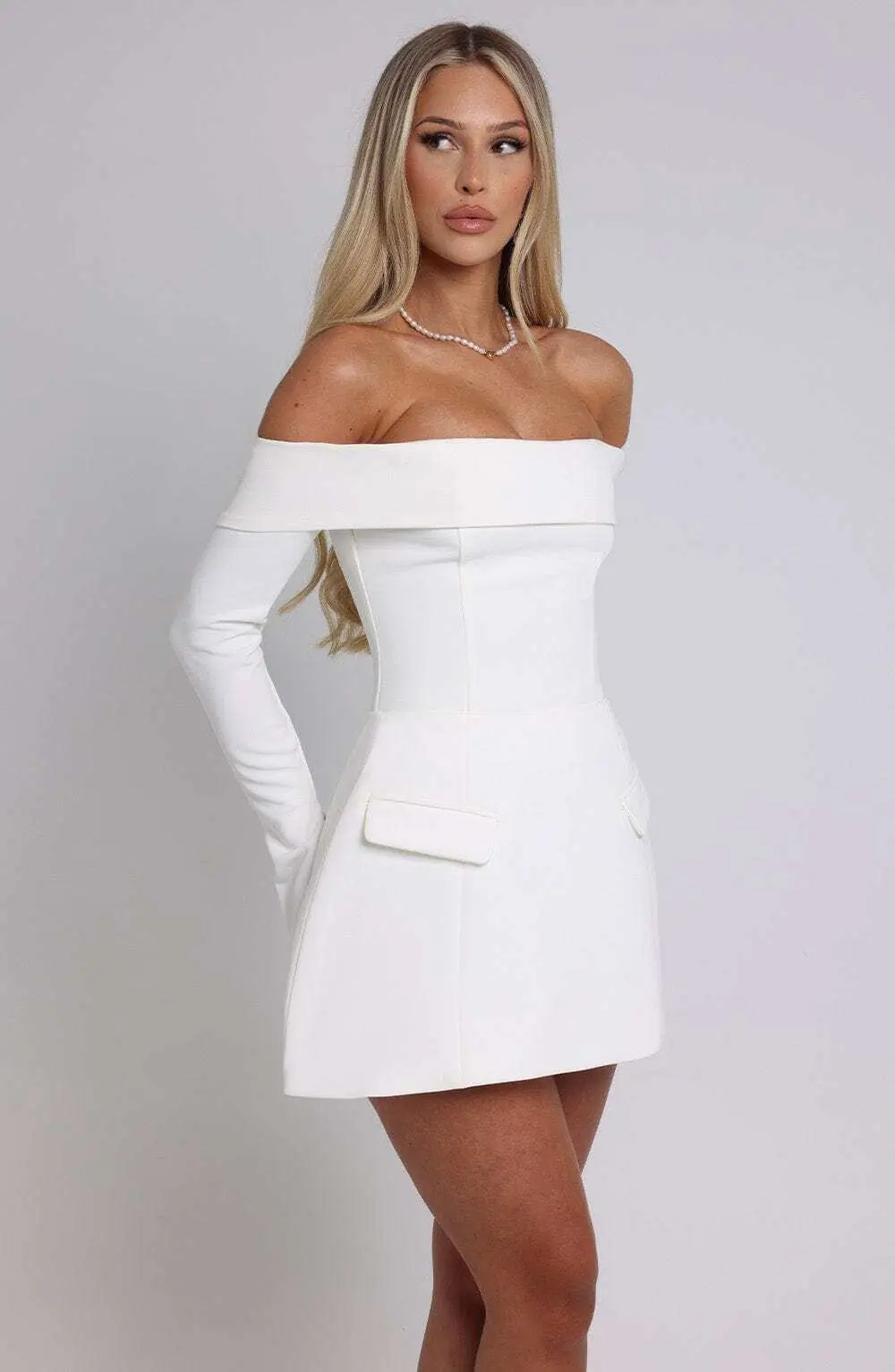 Grace Skort - Ivory - Image 11