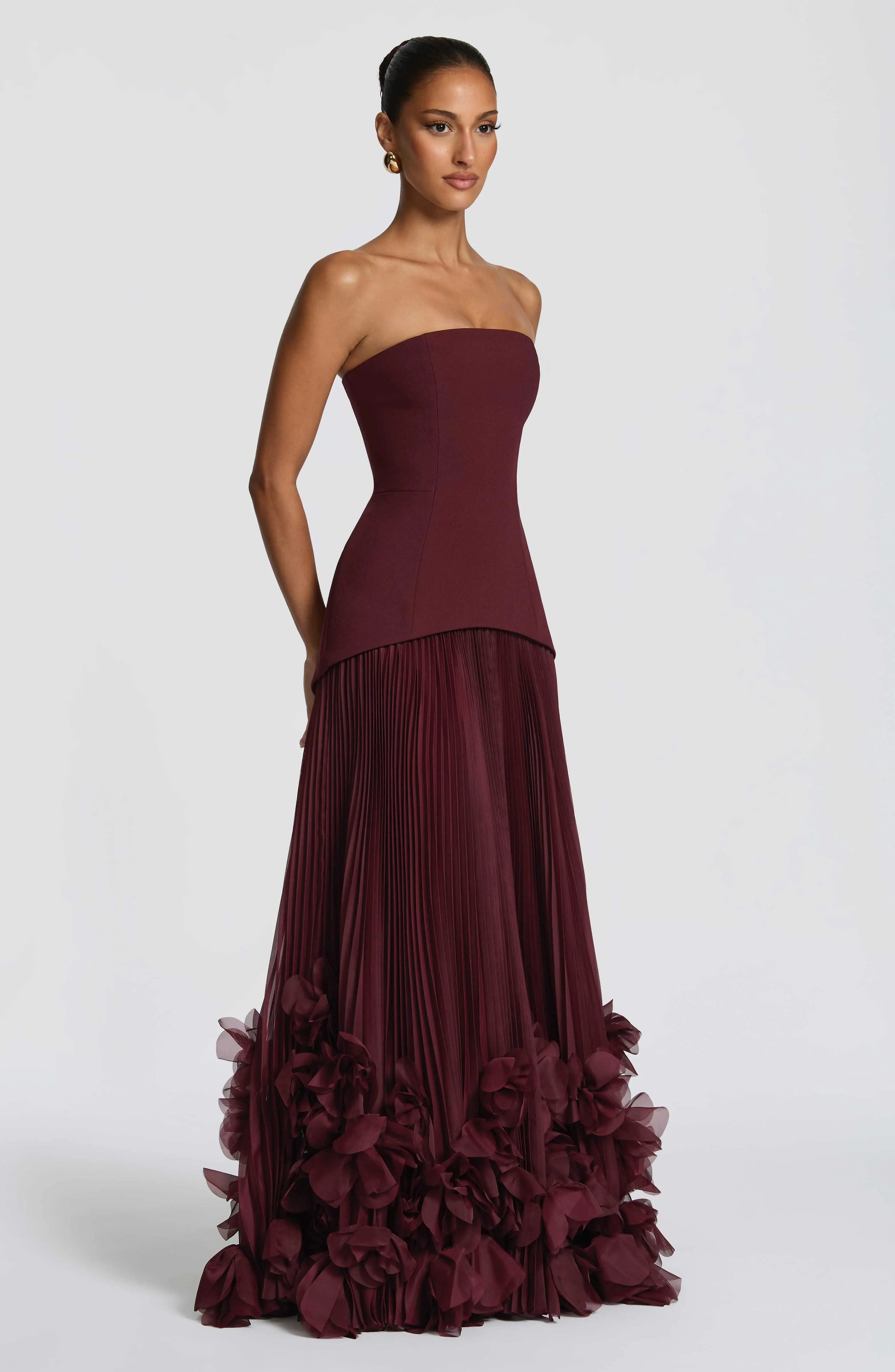 Seraphina Gown - Cherry Lacquer - Image 3