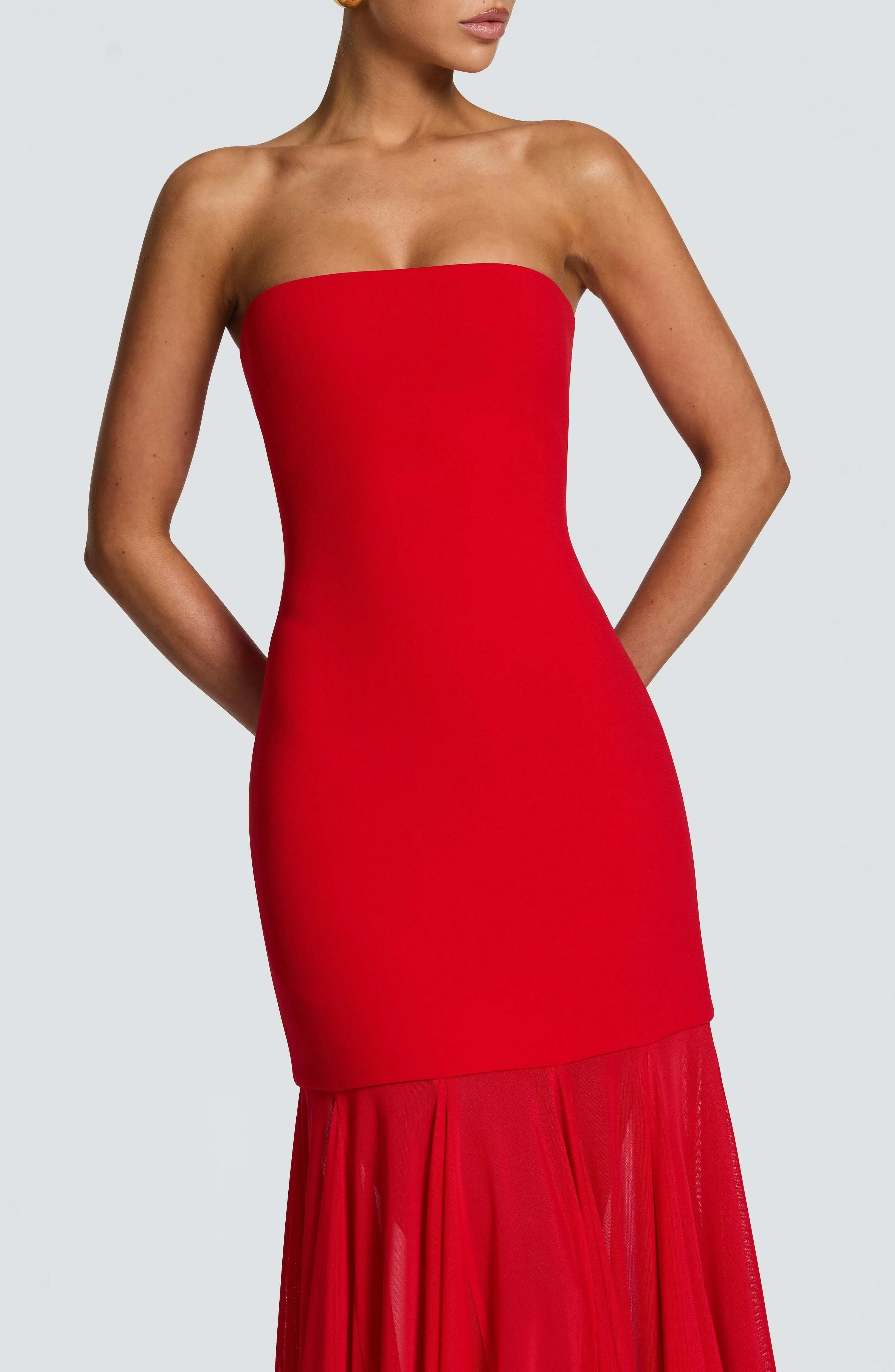 Merritt Gown - Red - Image 6