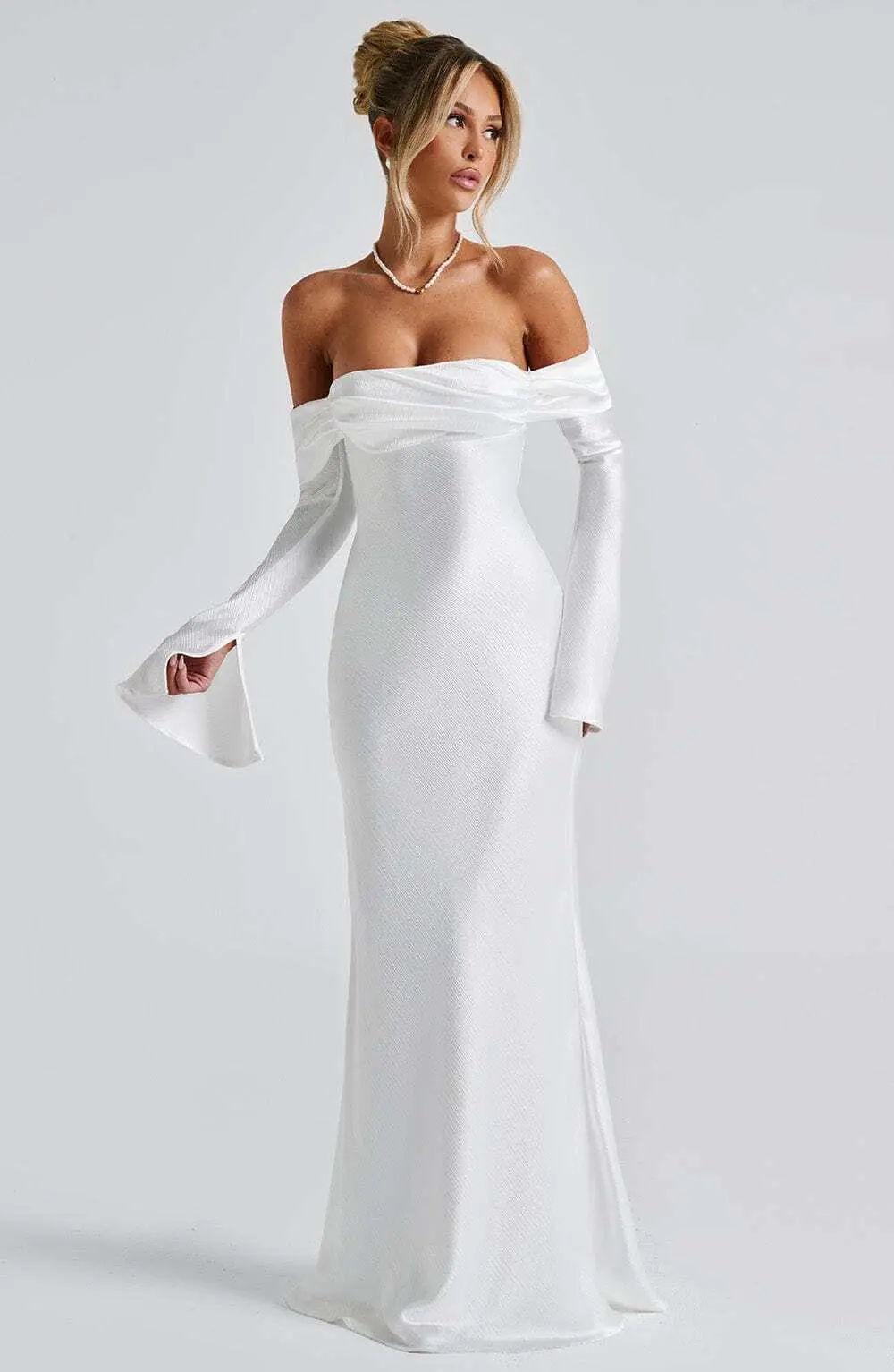 Selene Maxi Dress - Ivory - Image 6