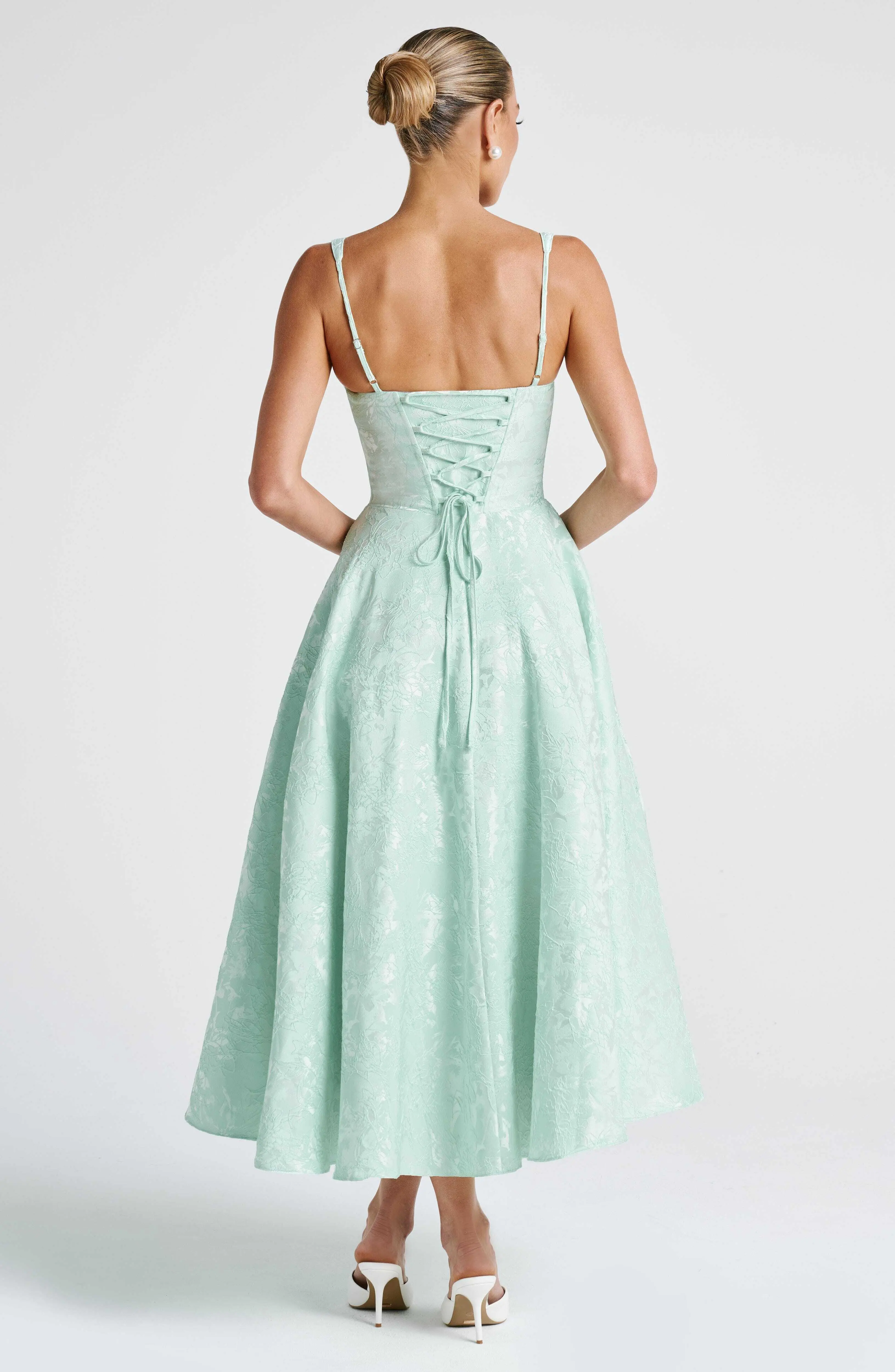Amity Midi Dress - Mint - Image 7