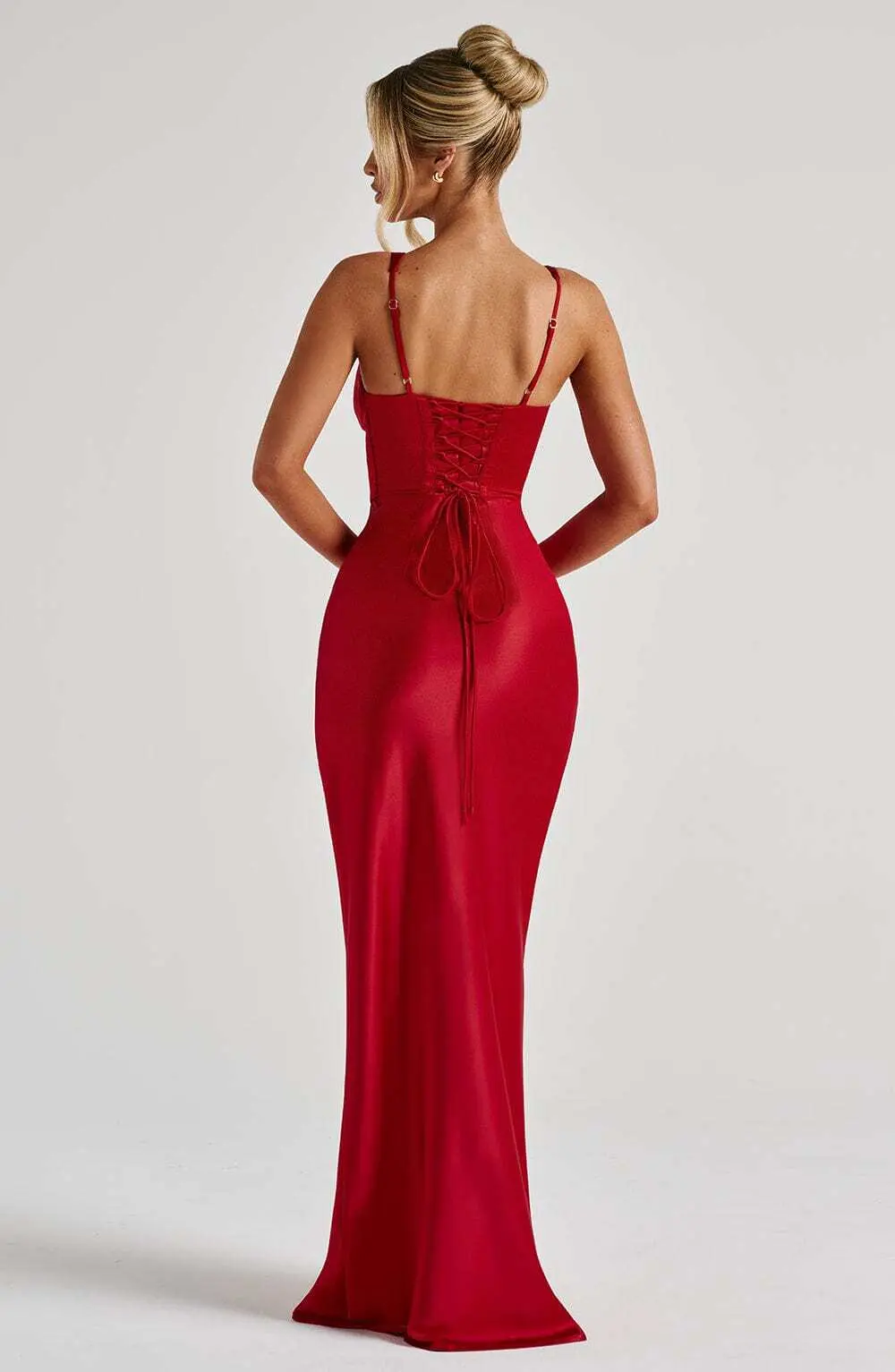 Shae Maxi Dress - Red - Image 2