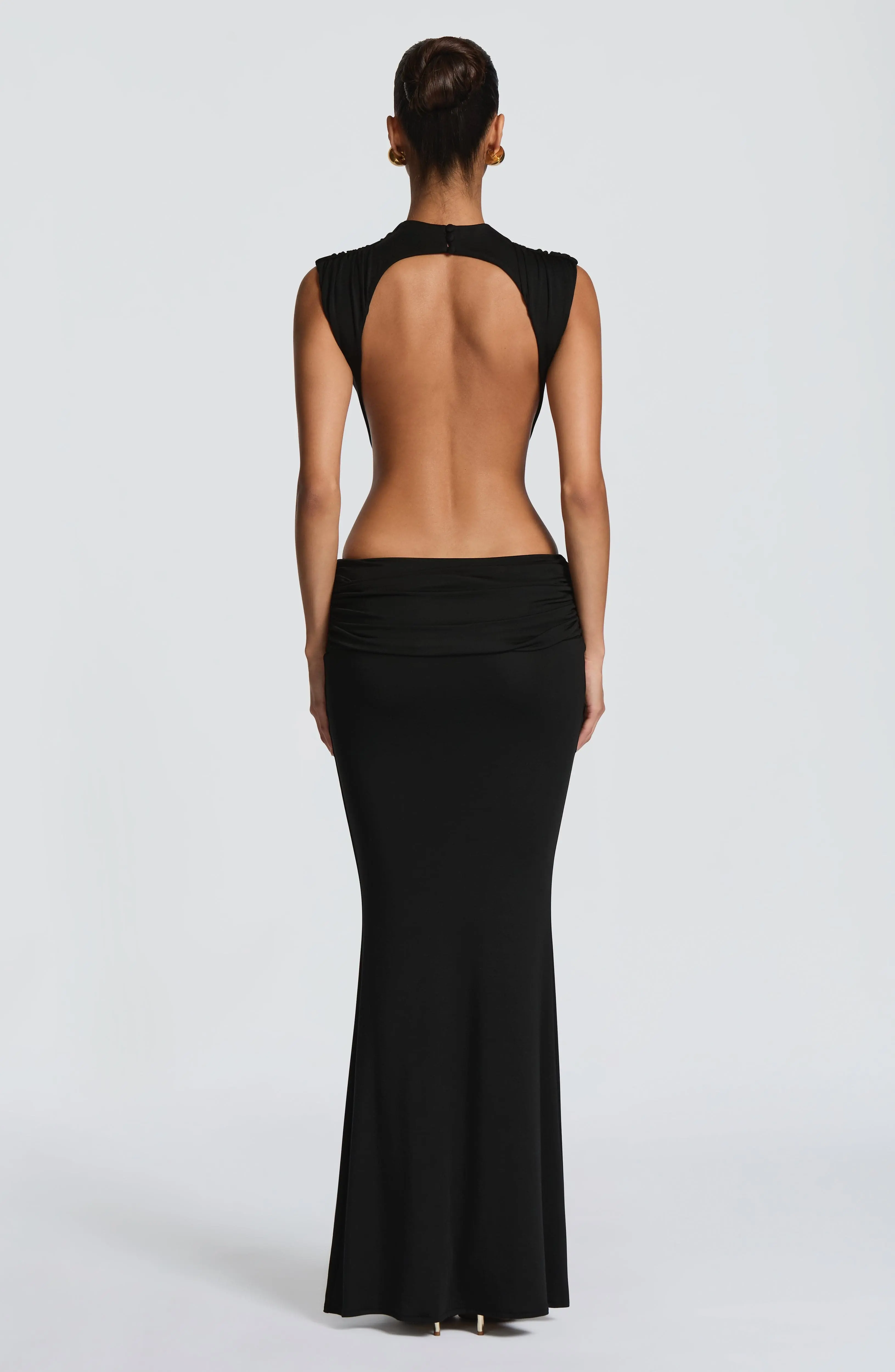 Fenella Maxi Dress - Black - Image 4