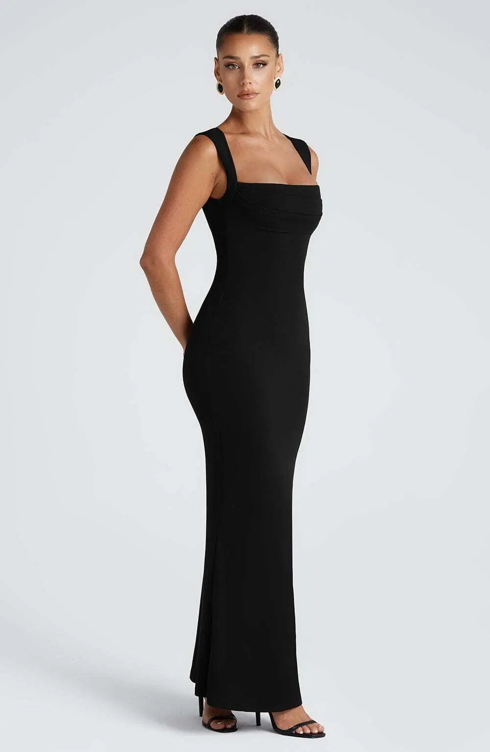 Helena Maxi Dress - Black - Image 6