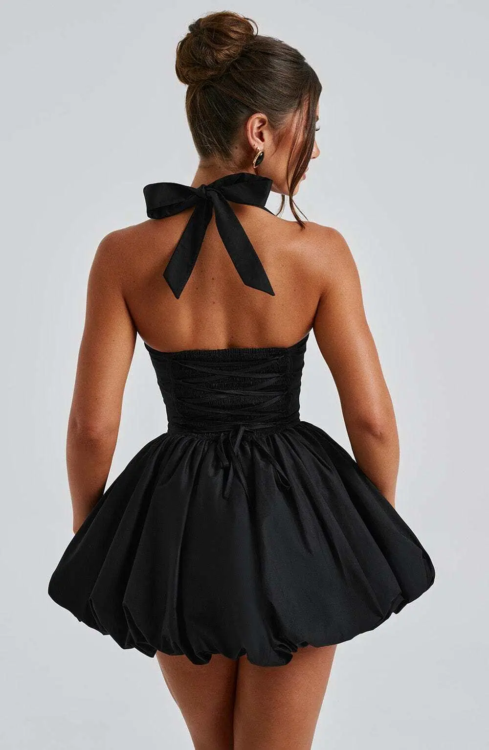 Maricia Mini Dress - Black - Image 4