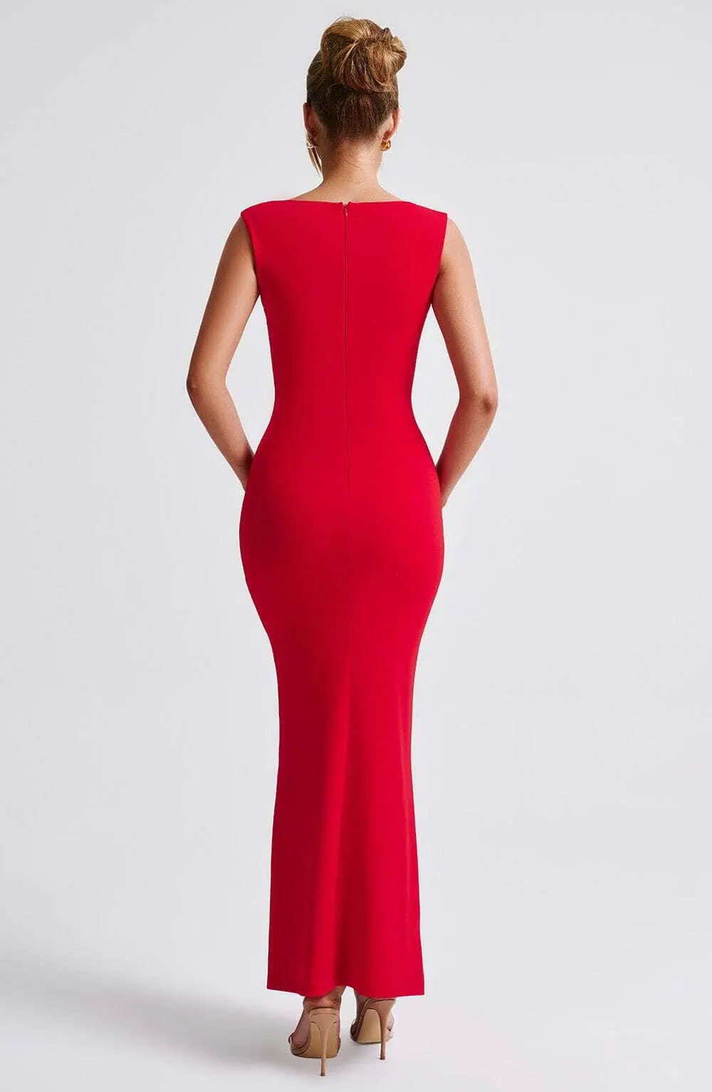 Helena Maxi Dress - Red - Image 8