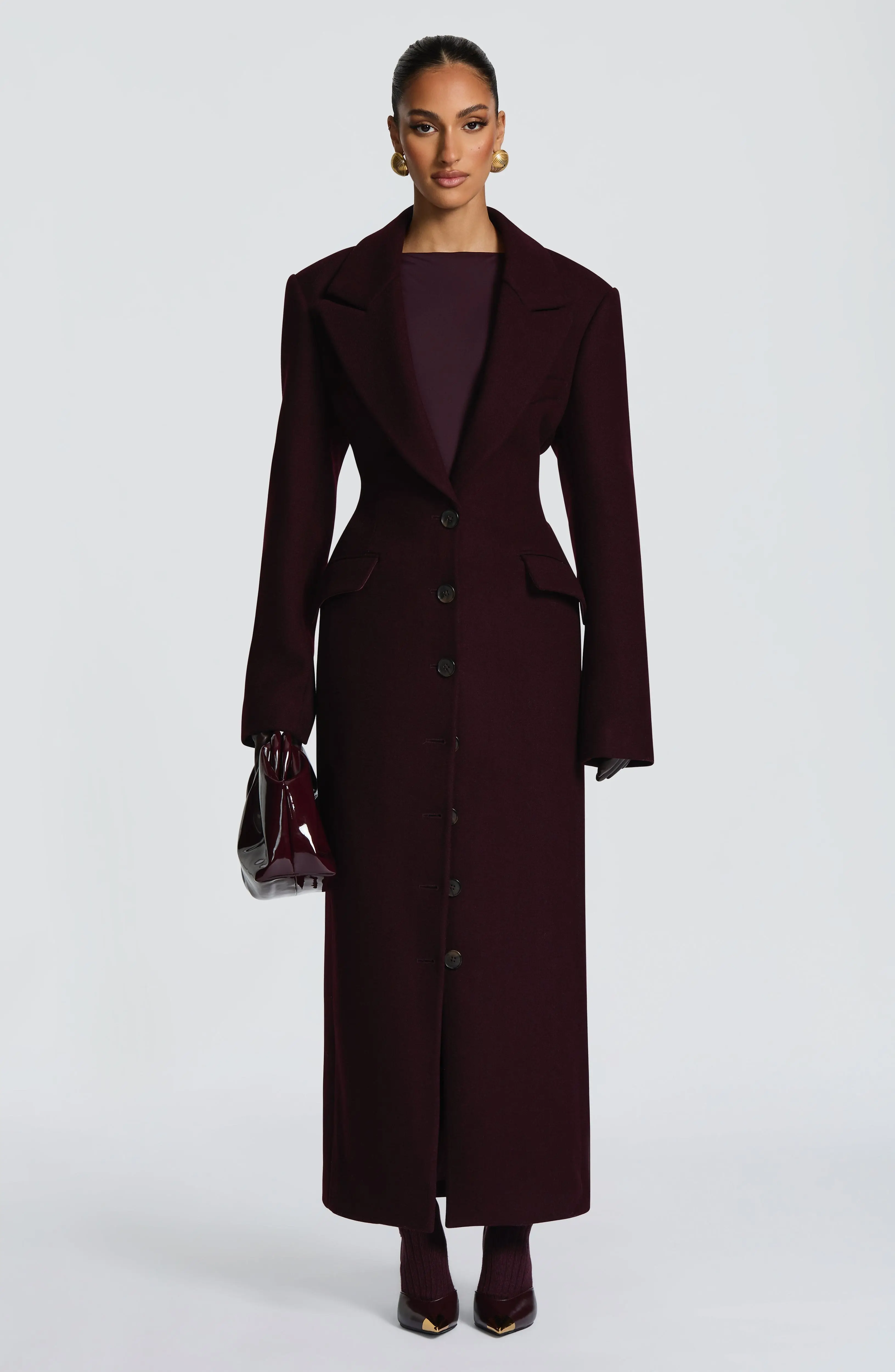 Ursula Coat - Plum