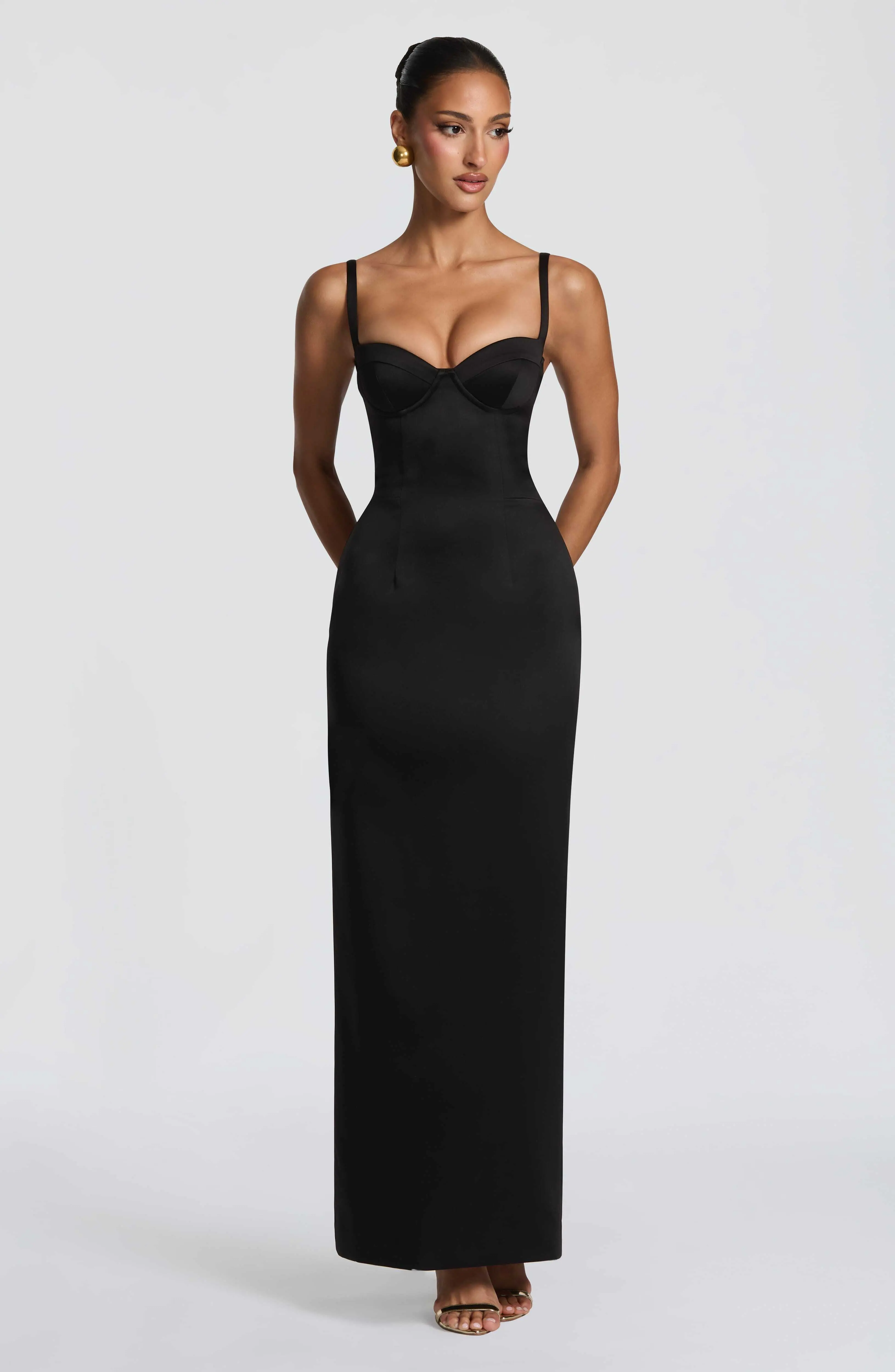 Bennett Maxi Dress - Black - Image 5